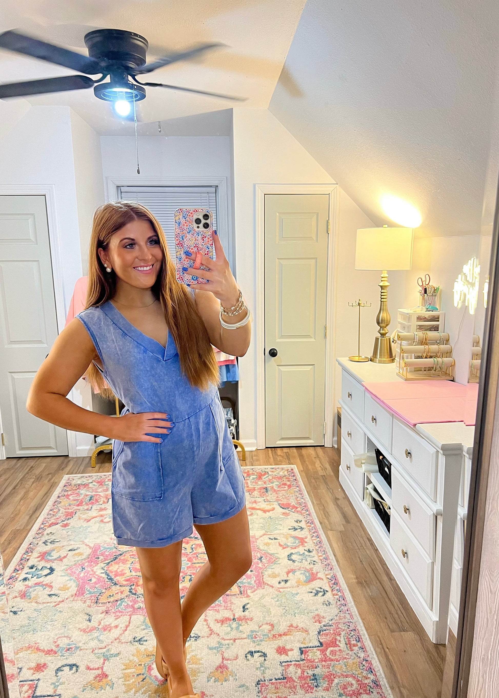 Blue Crush Romper