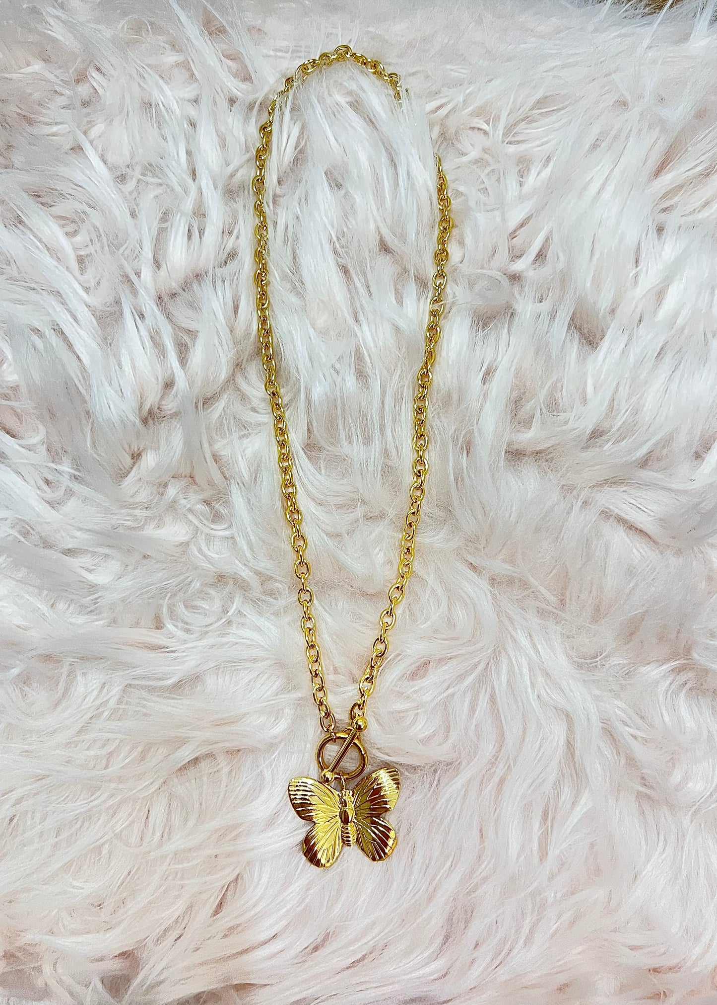Vintage Butterfly Necklace