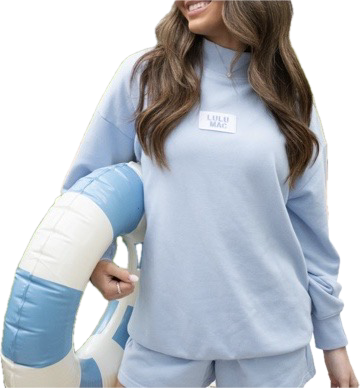 Lulu Mac Logo Mockneck
