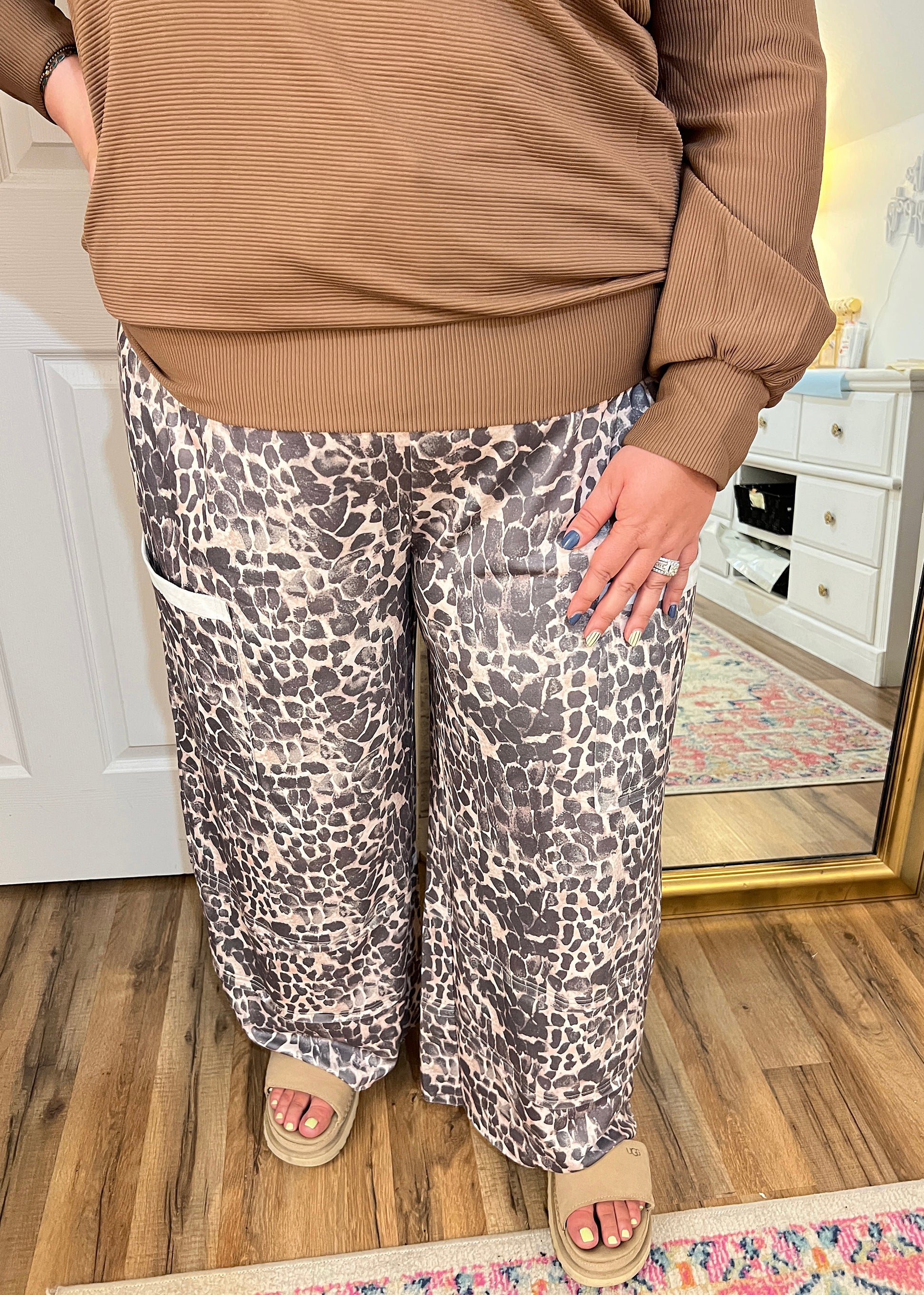 The Everyday Leopard Pant Plus