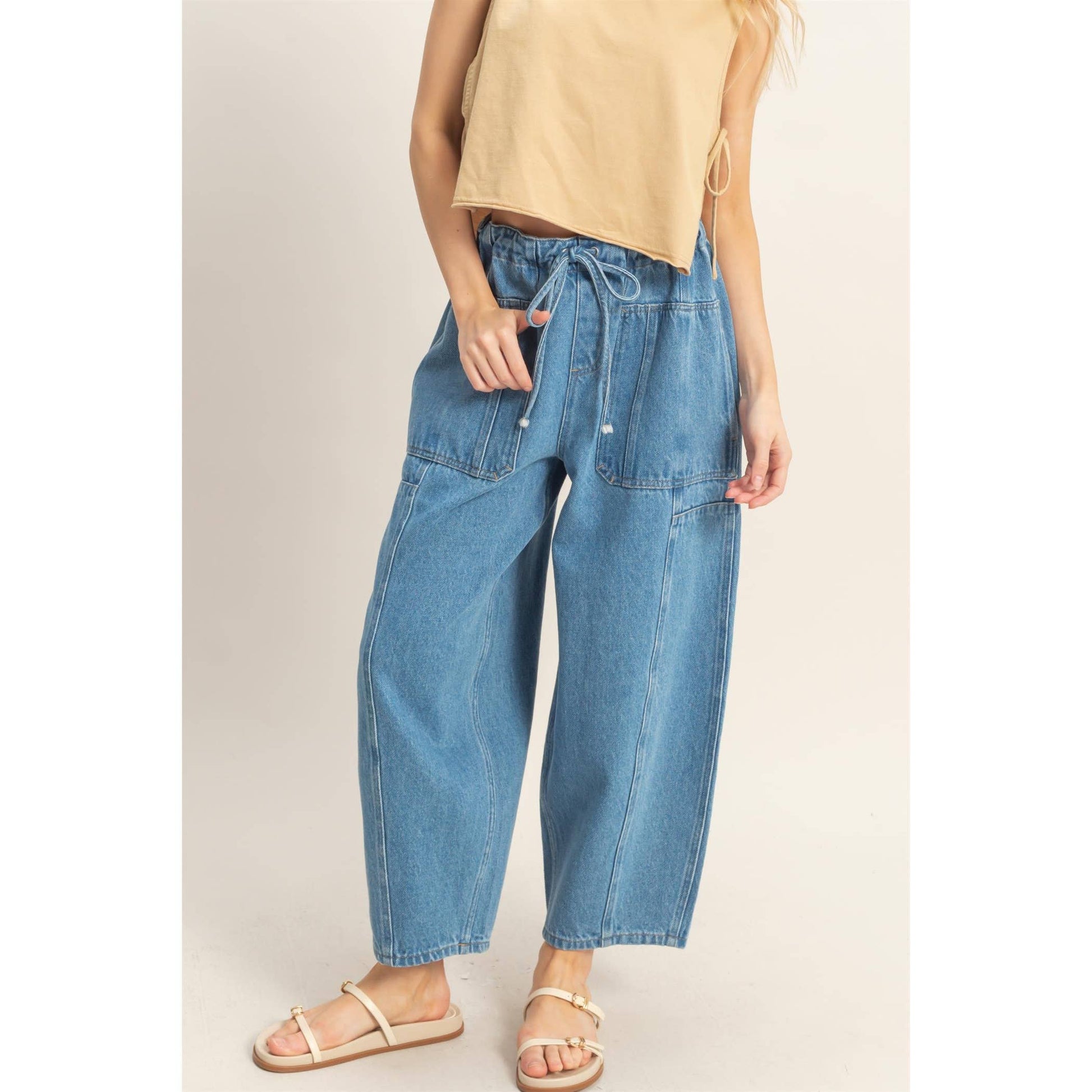 The Bluebell Barrel Jeans