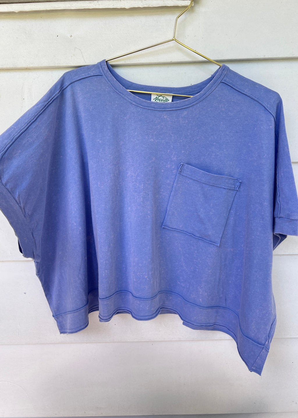Mineral Washed Oversized Top