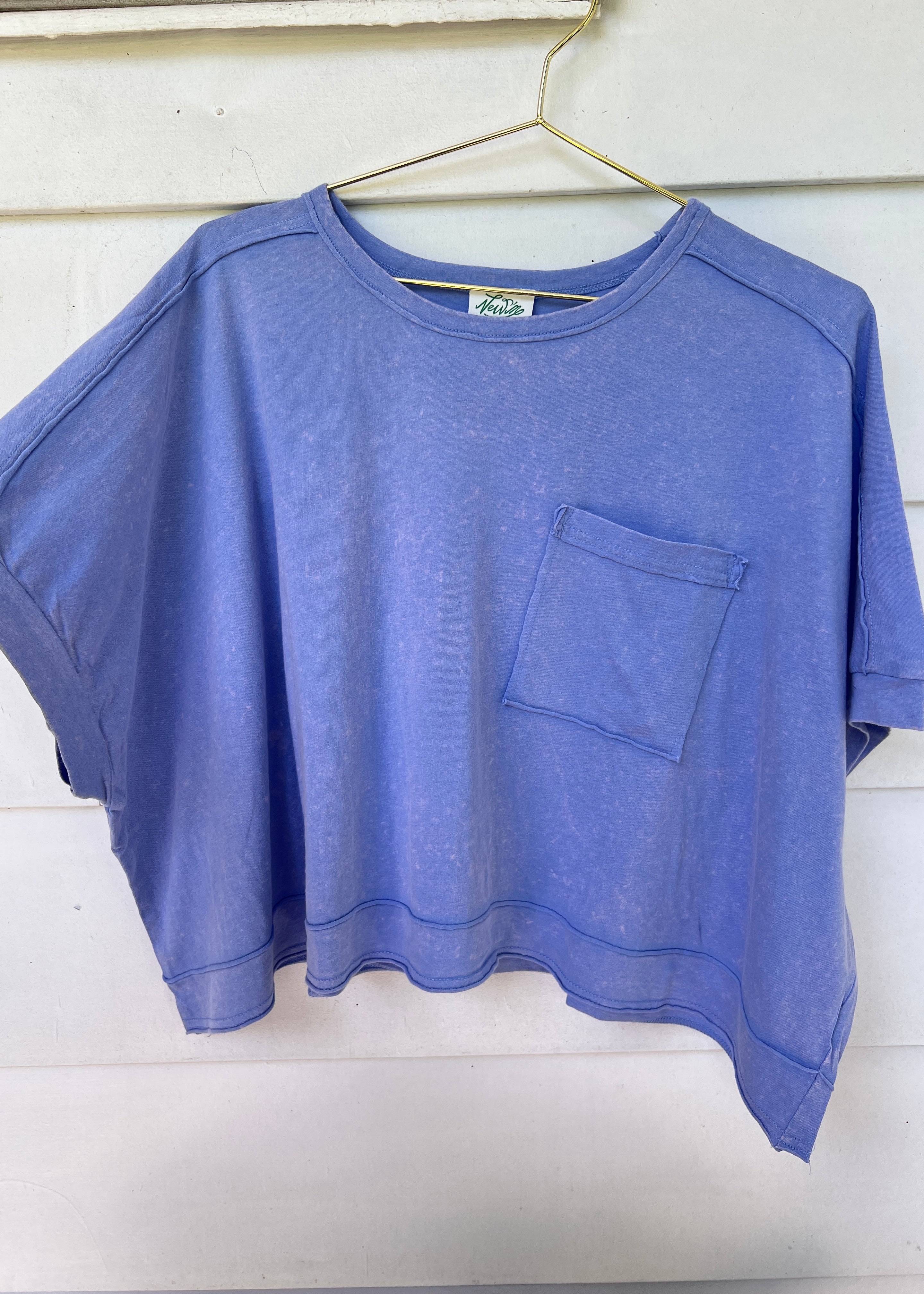 Mineral Washed Oversized Top