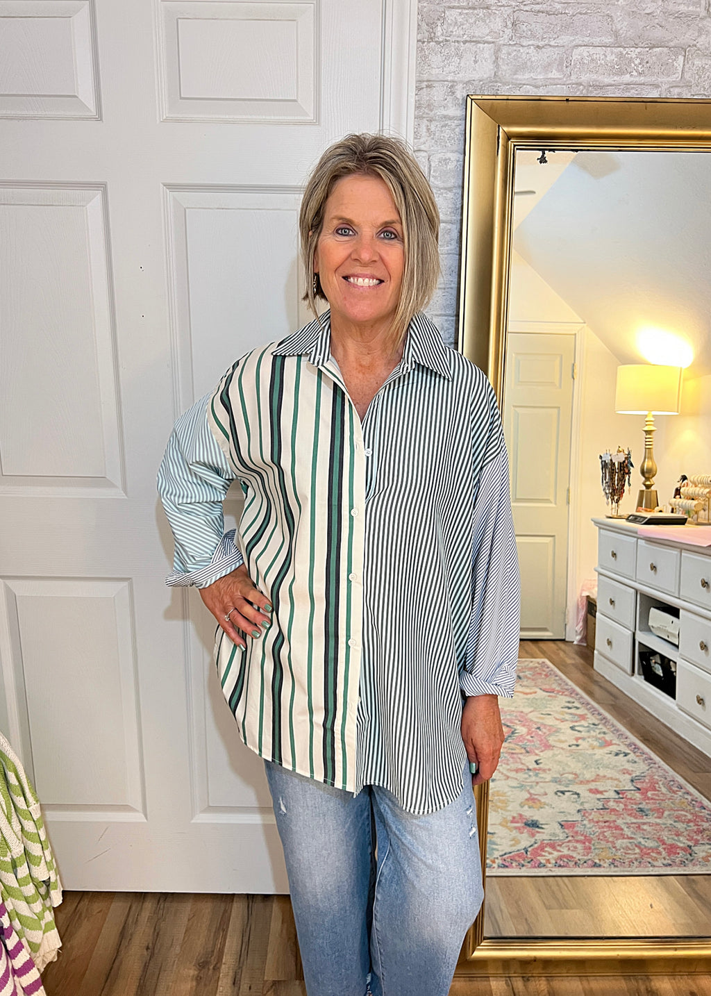 The Coastal Stripe Button Down