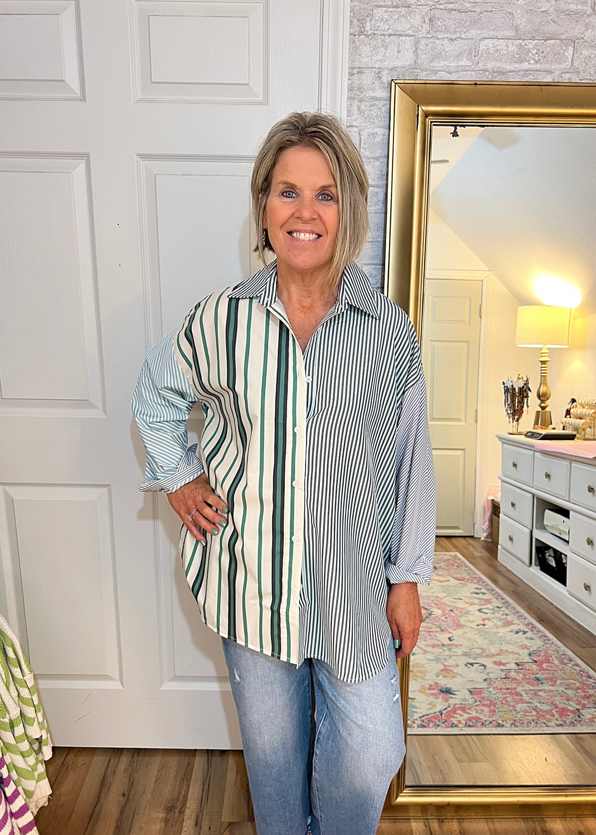 The Coastal Stripe Button Down