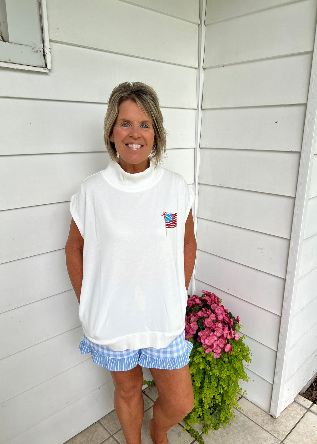 Loves Jesus & America Too Tee