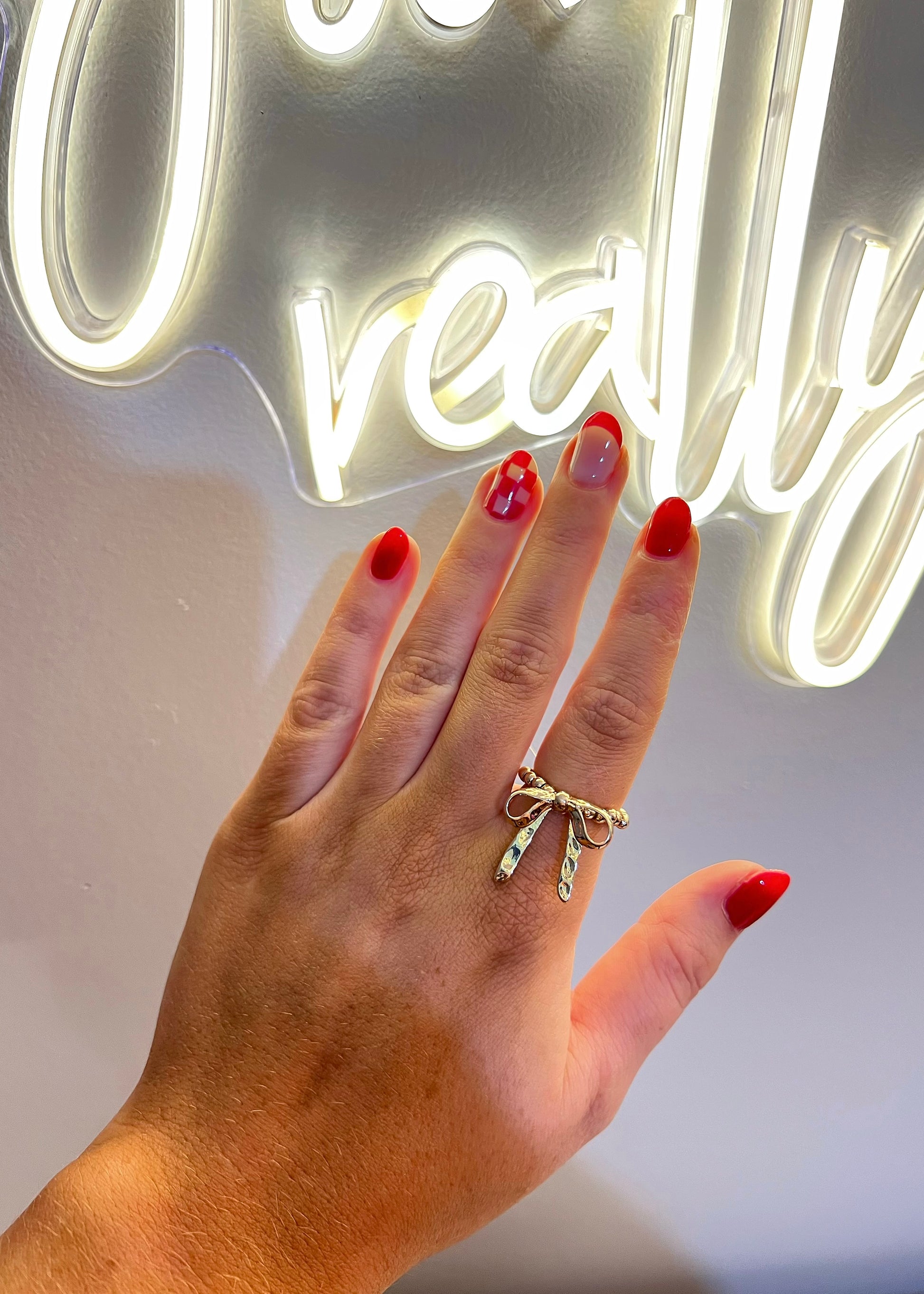 Gold Bow Ring