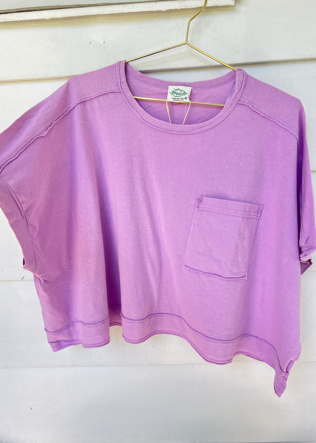 Mineral Washed Oversized Top