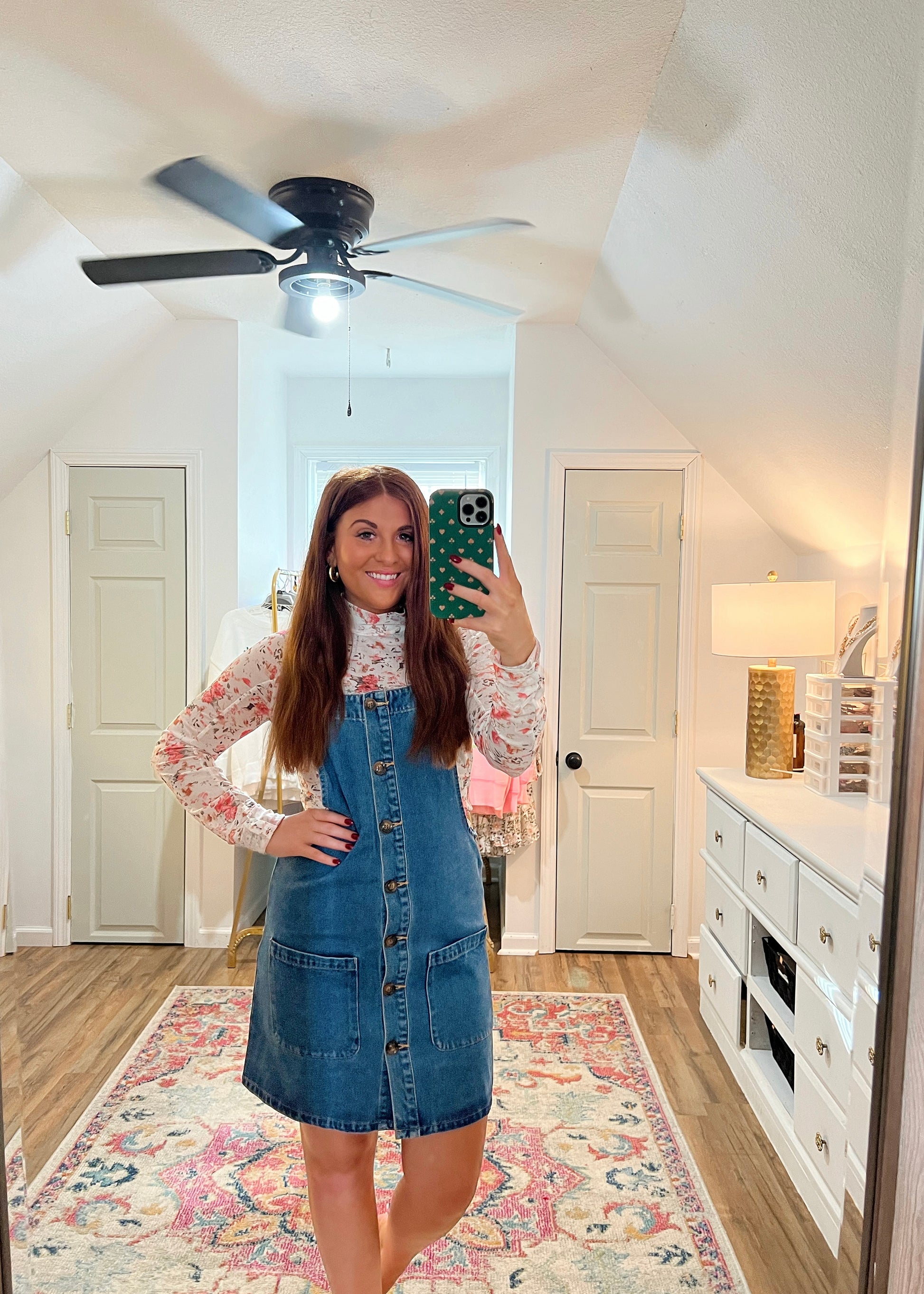 Denim Dreams Overall Dress