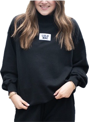 Lulu Mac Logo Mockneck