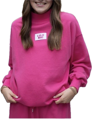 Lulu Mac Logo Mockneck