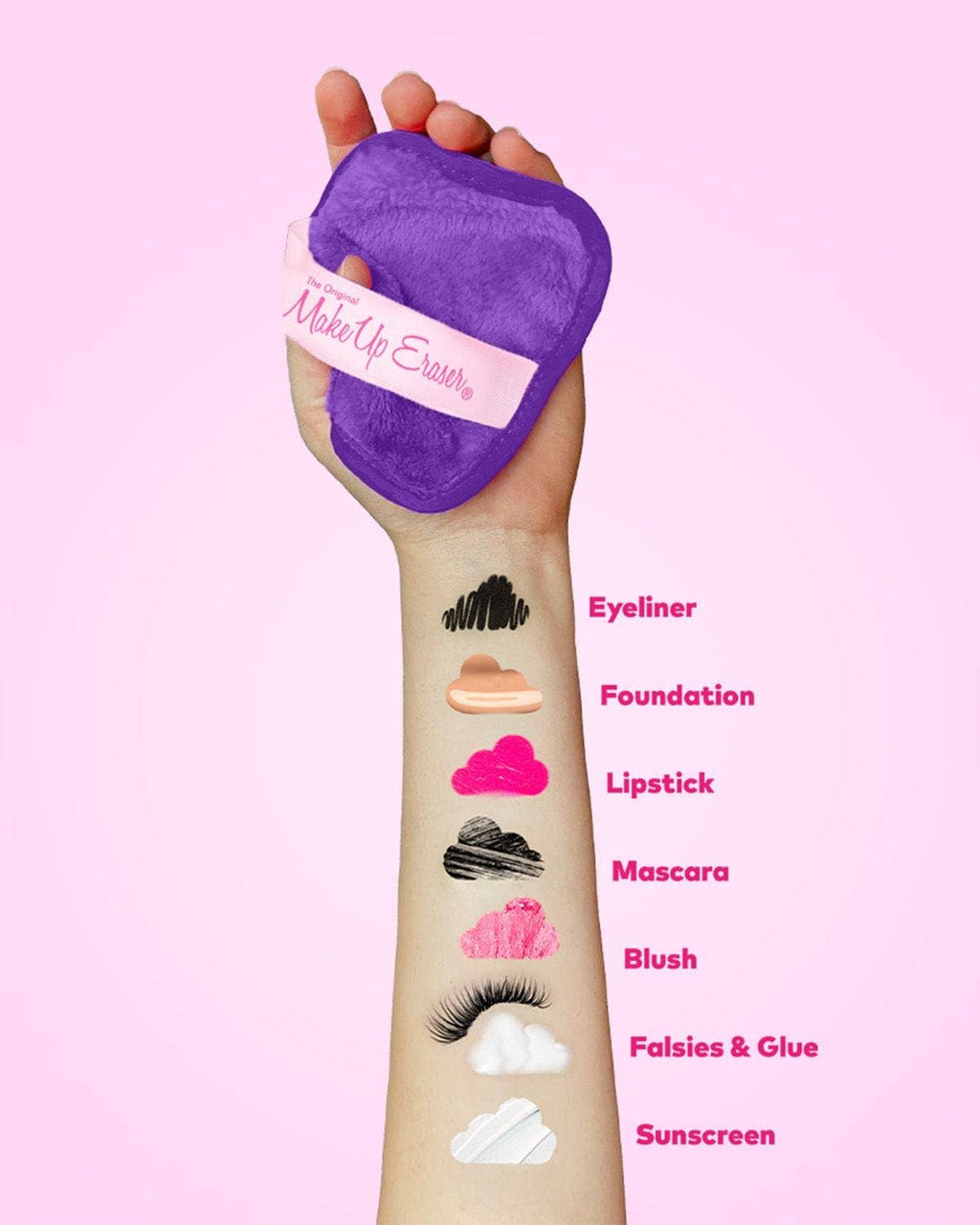 Makeup Eraser Queen Purple 7-Day Set