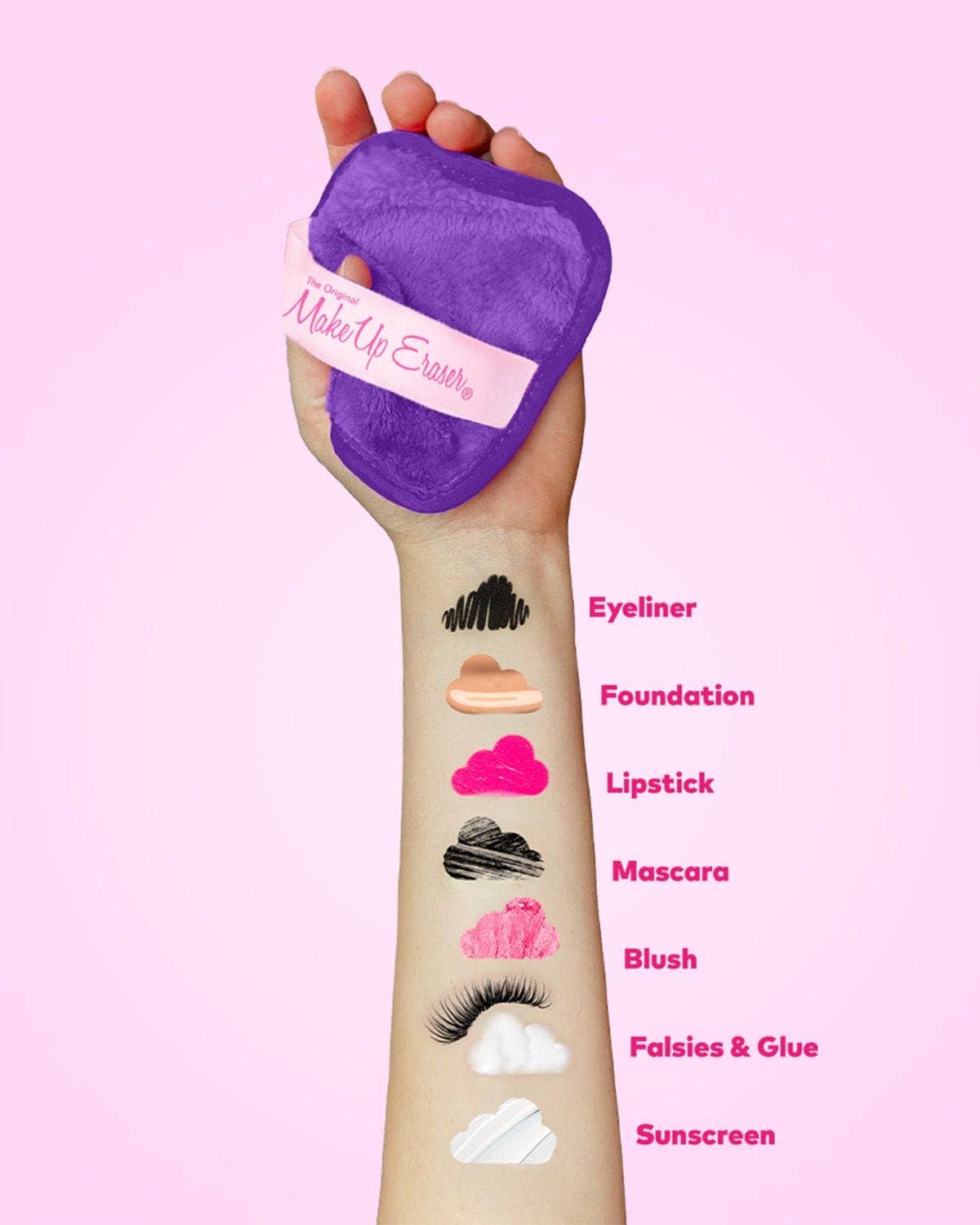 Makeup Eraser Queen Purple 7-Day Set