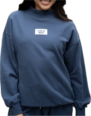 Lulu Mac Logo Mockneck