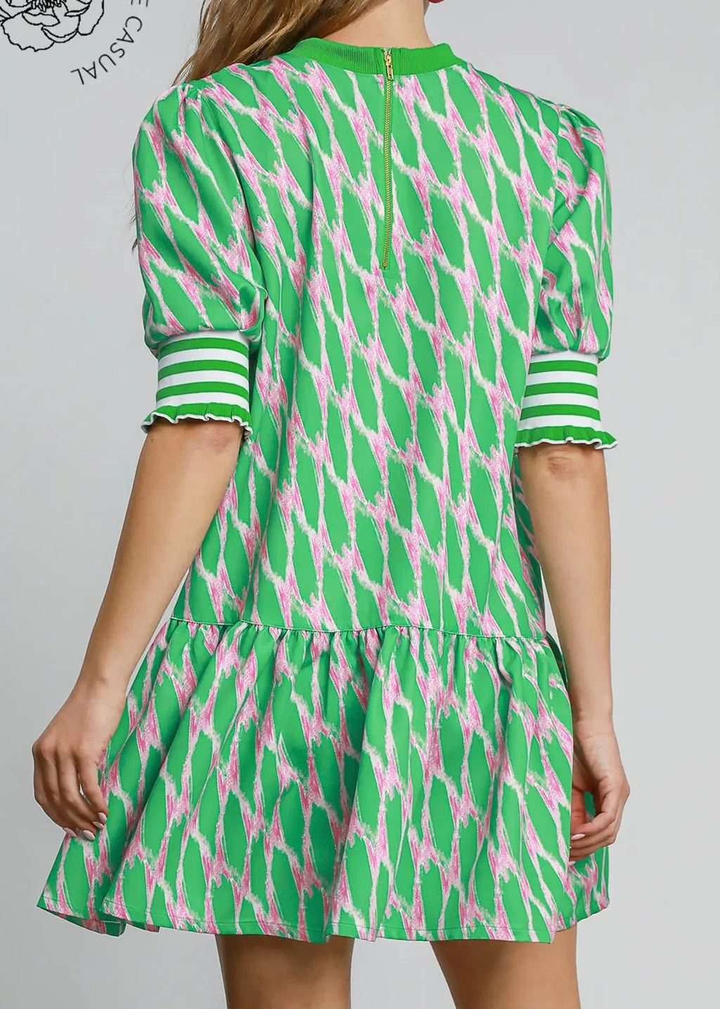 Spring On The Green Dress