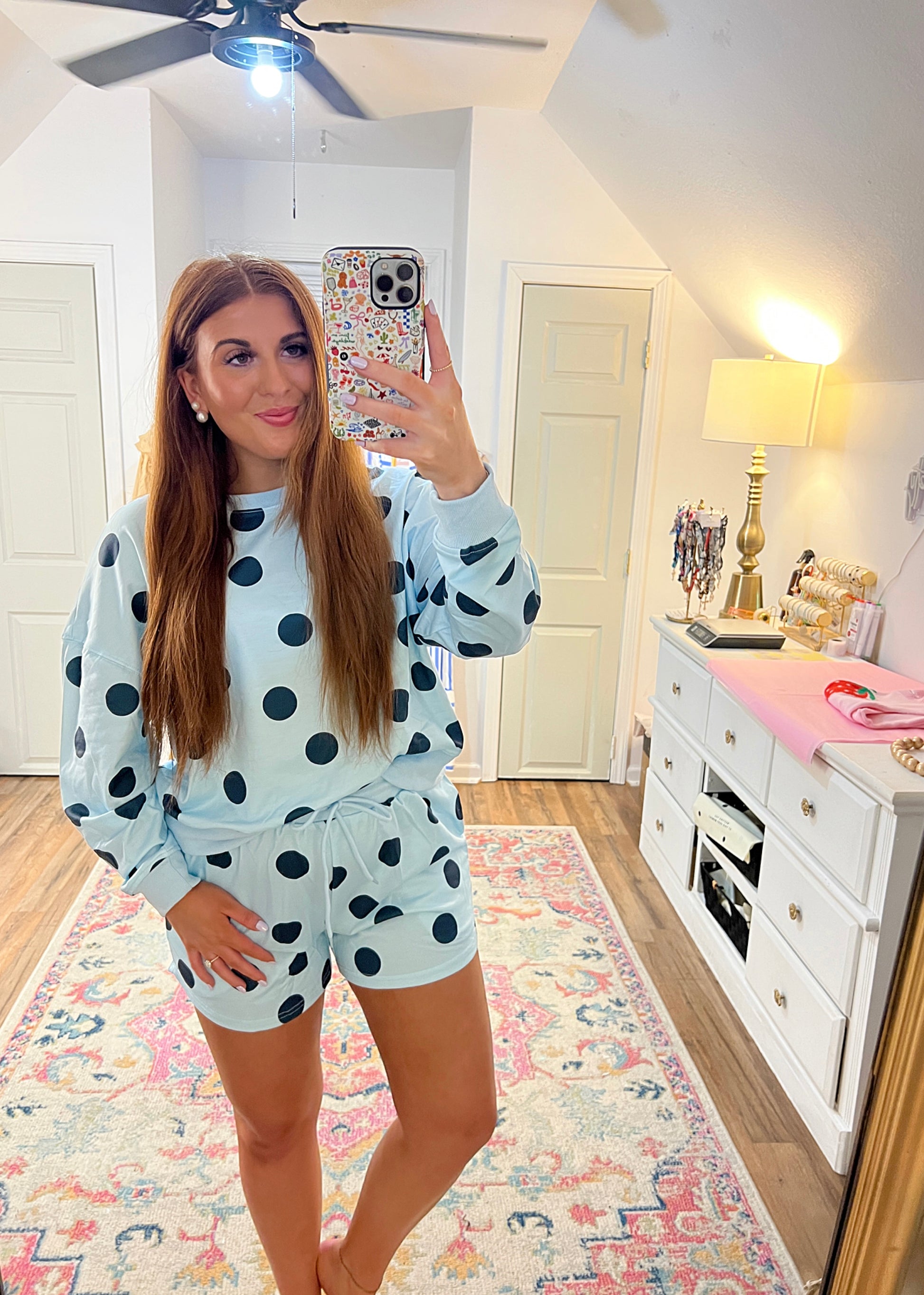 The Polka Dot Shorts Set