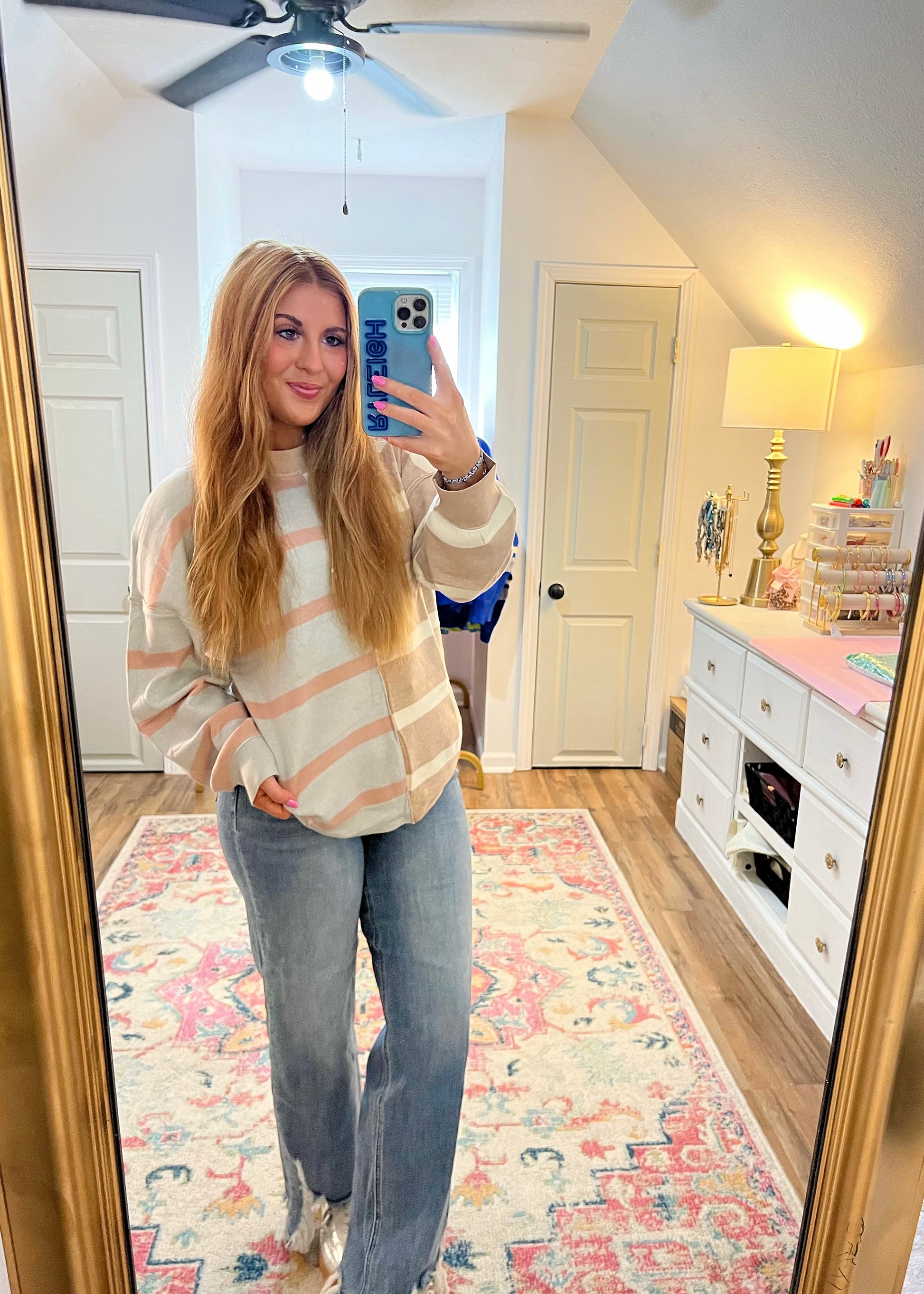 The Two Toned Striped Sweater