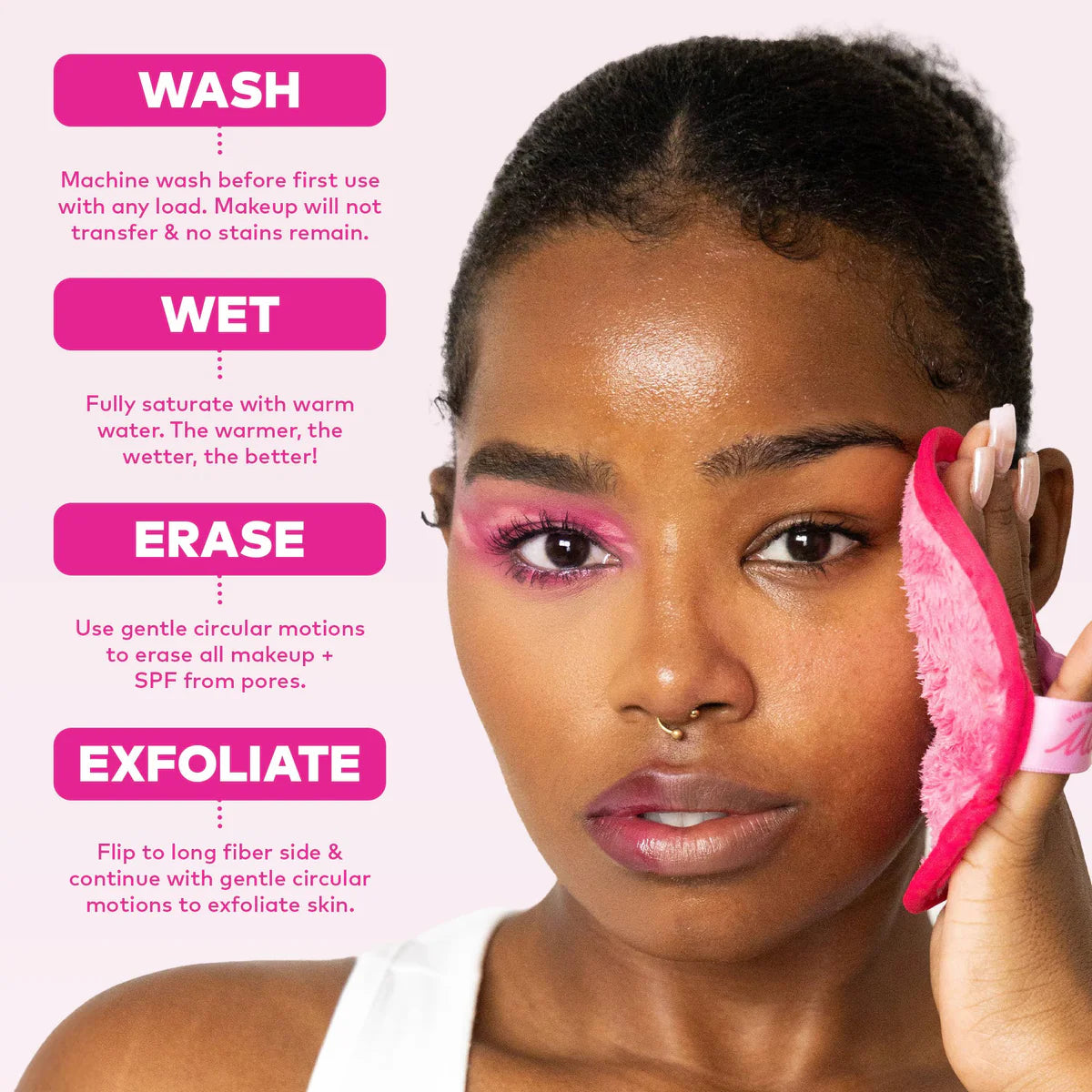 Pink Makeup Eraser Mini Pro