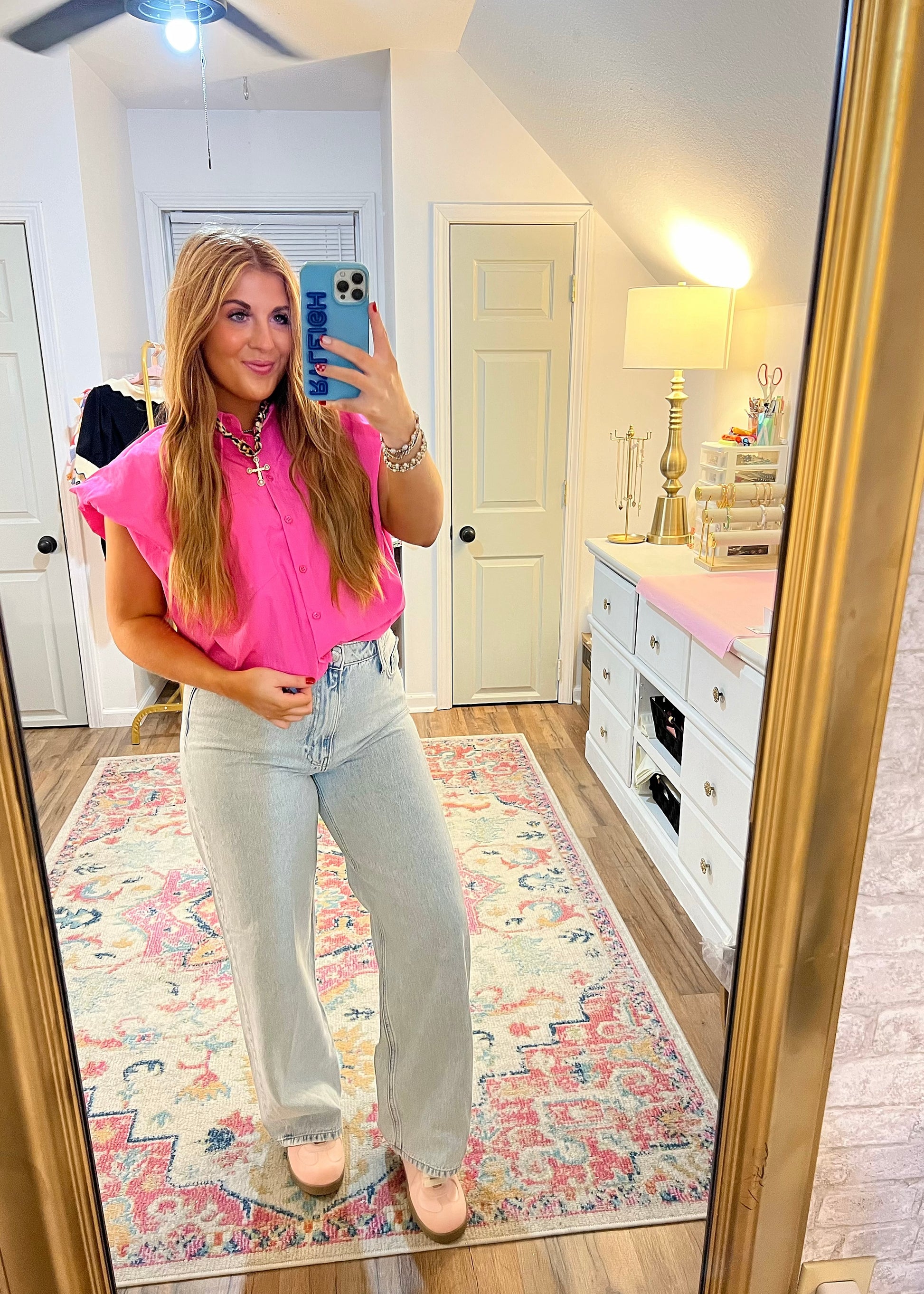 Pink Avenue Top