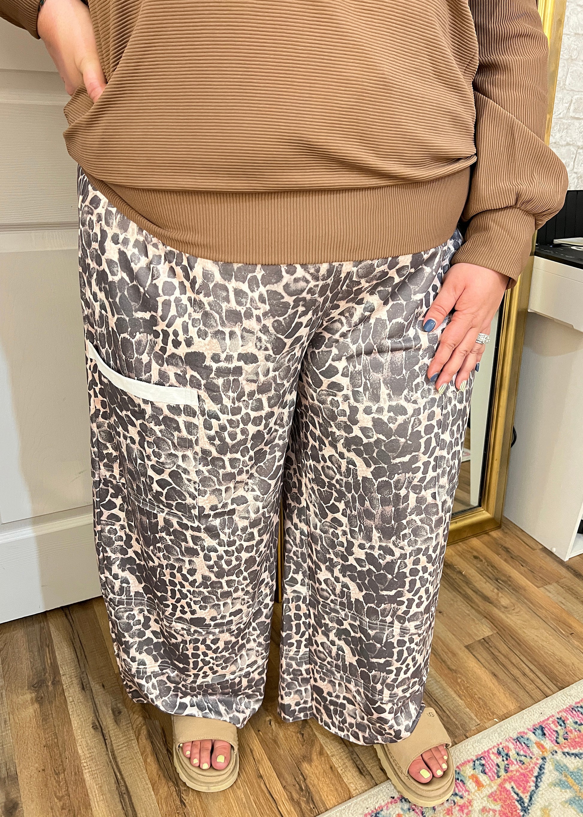 The Everyday Leopard Pant Plus