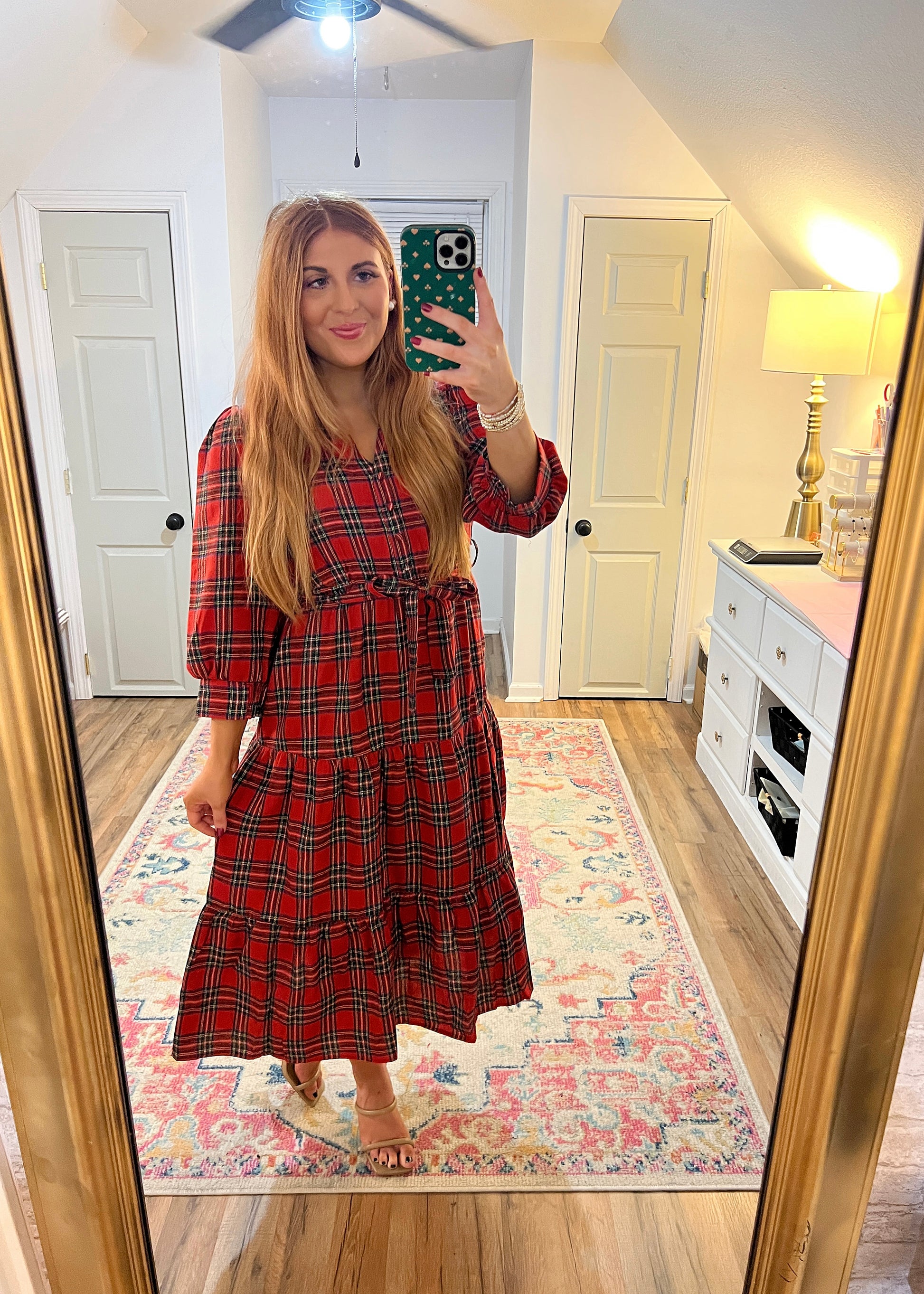 The Merry Plaid Dress