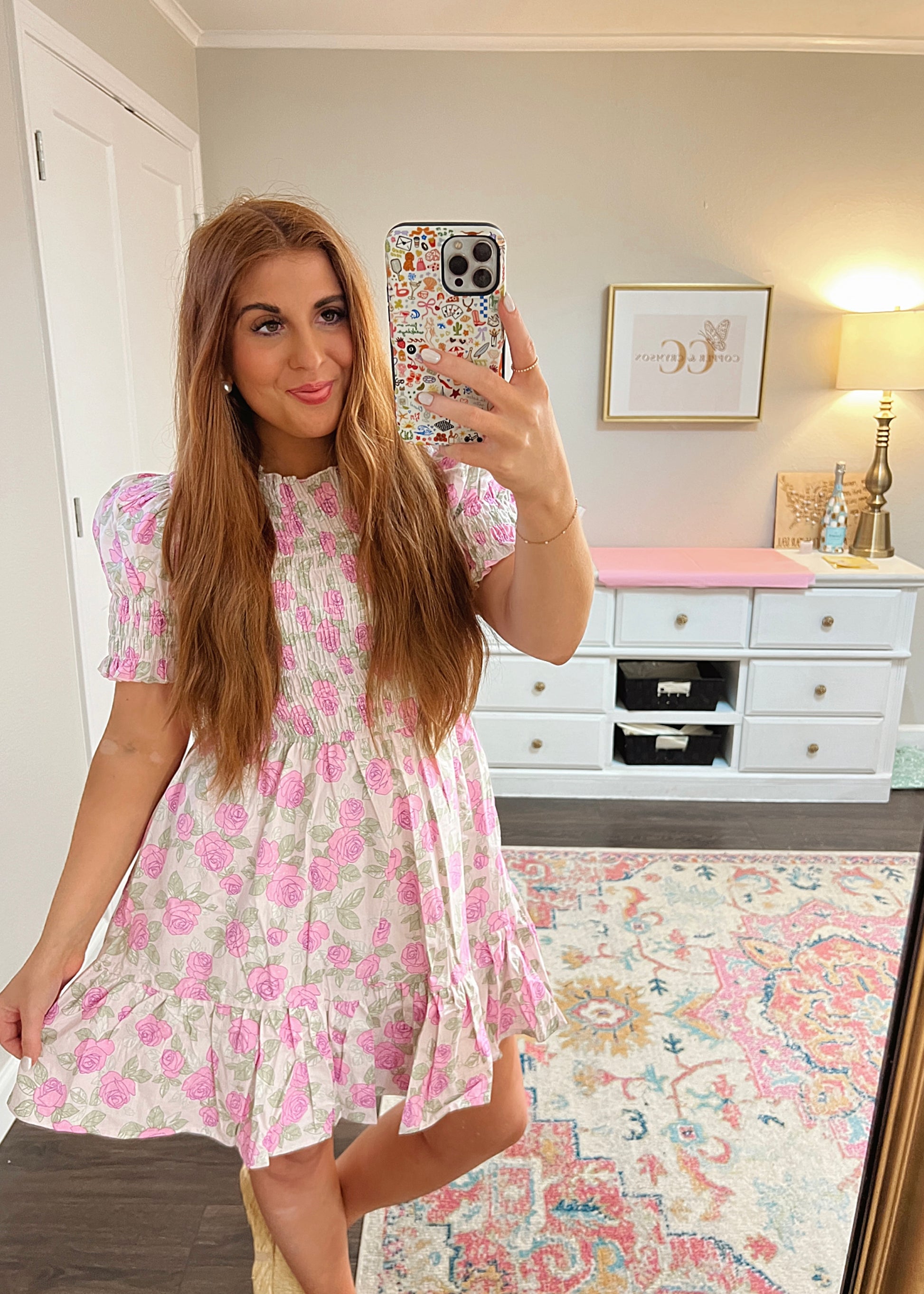 Wrapped In Roses Dress