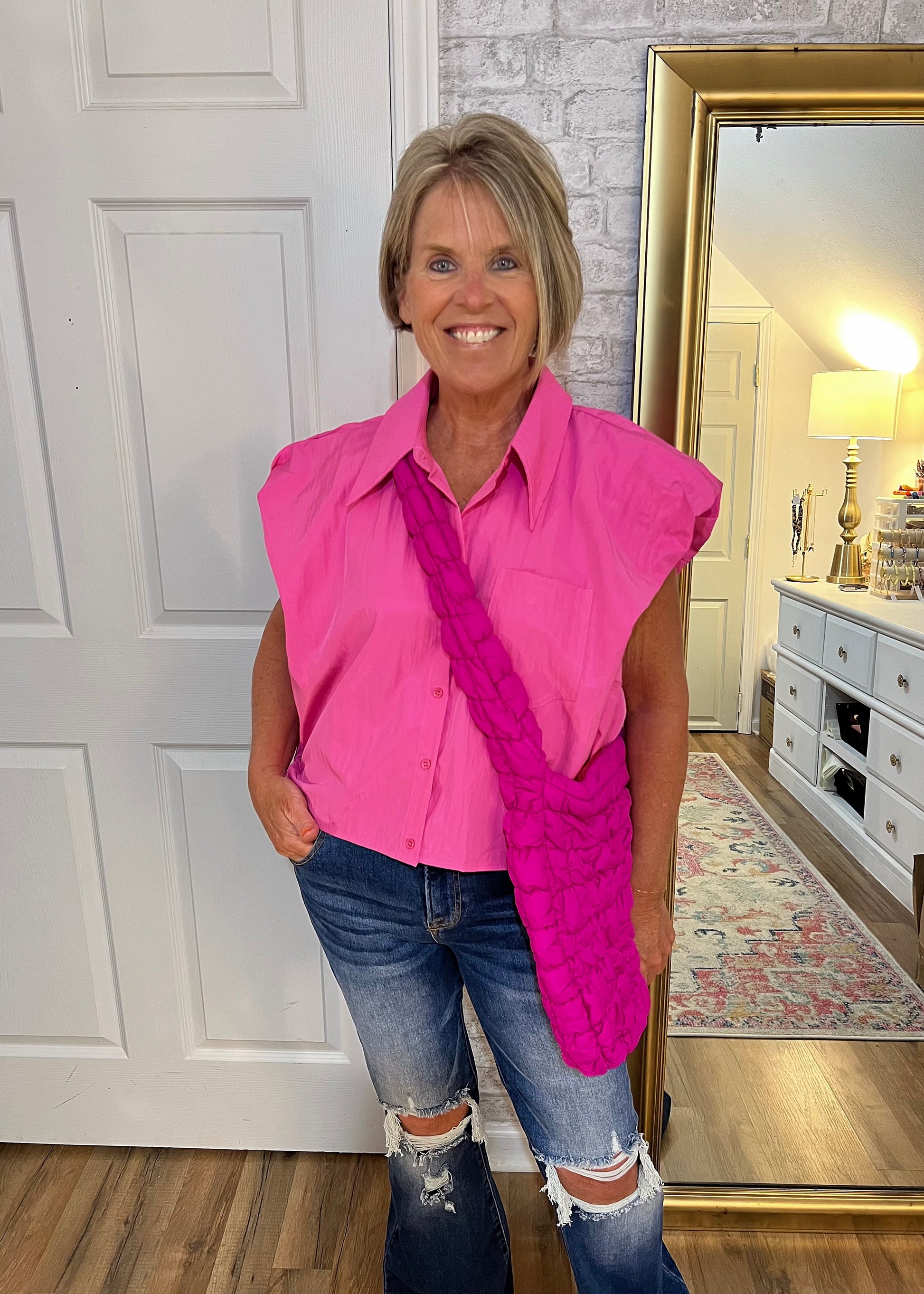 Pink Avenue Top