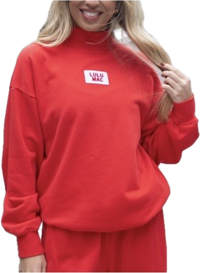 Lulu Mac Logo Mockneck