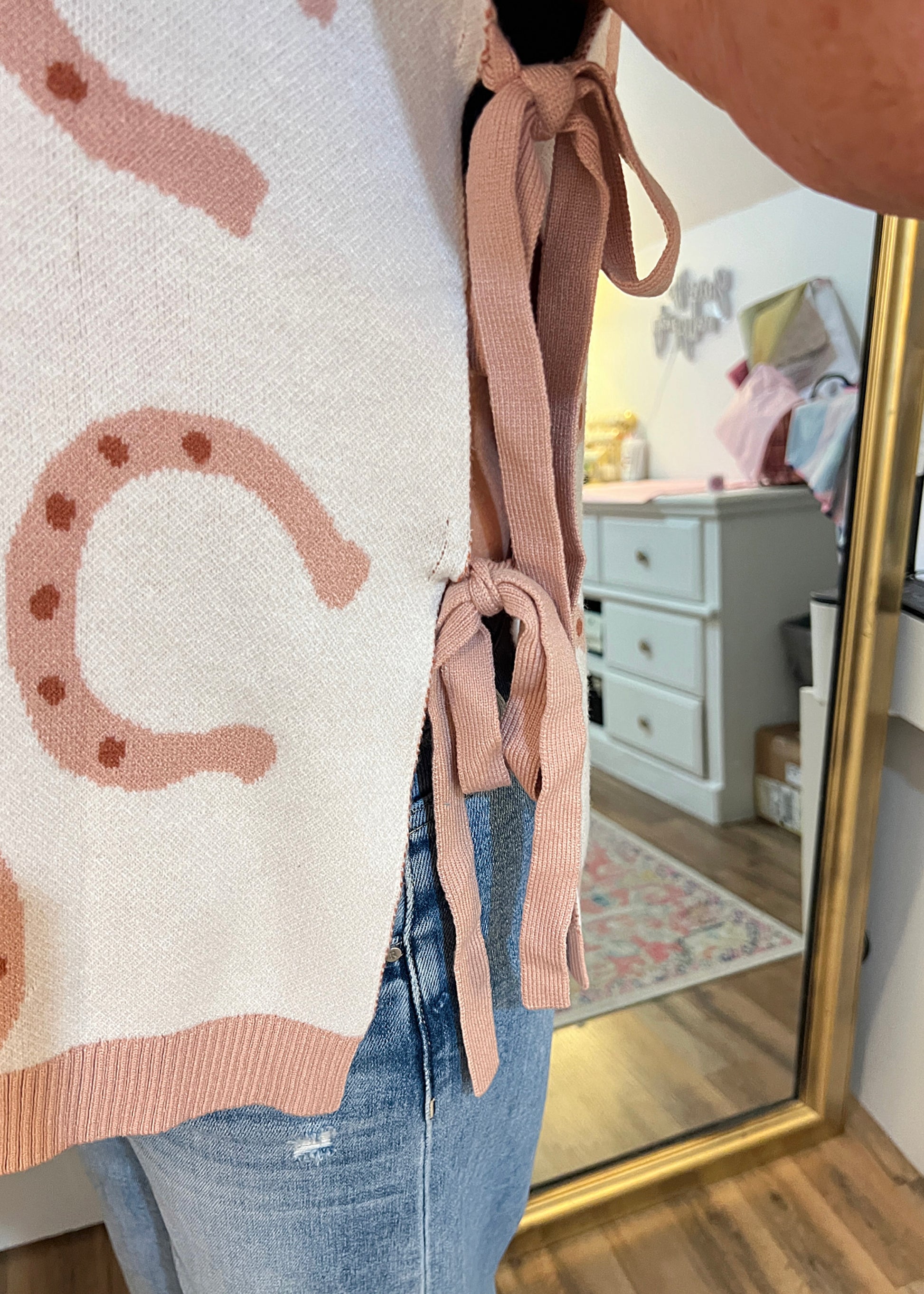 The Blush Horseshoe Top