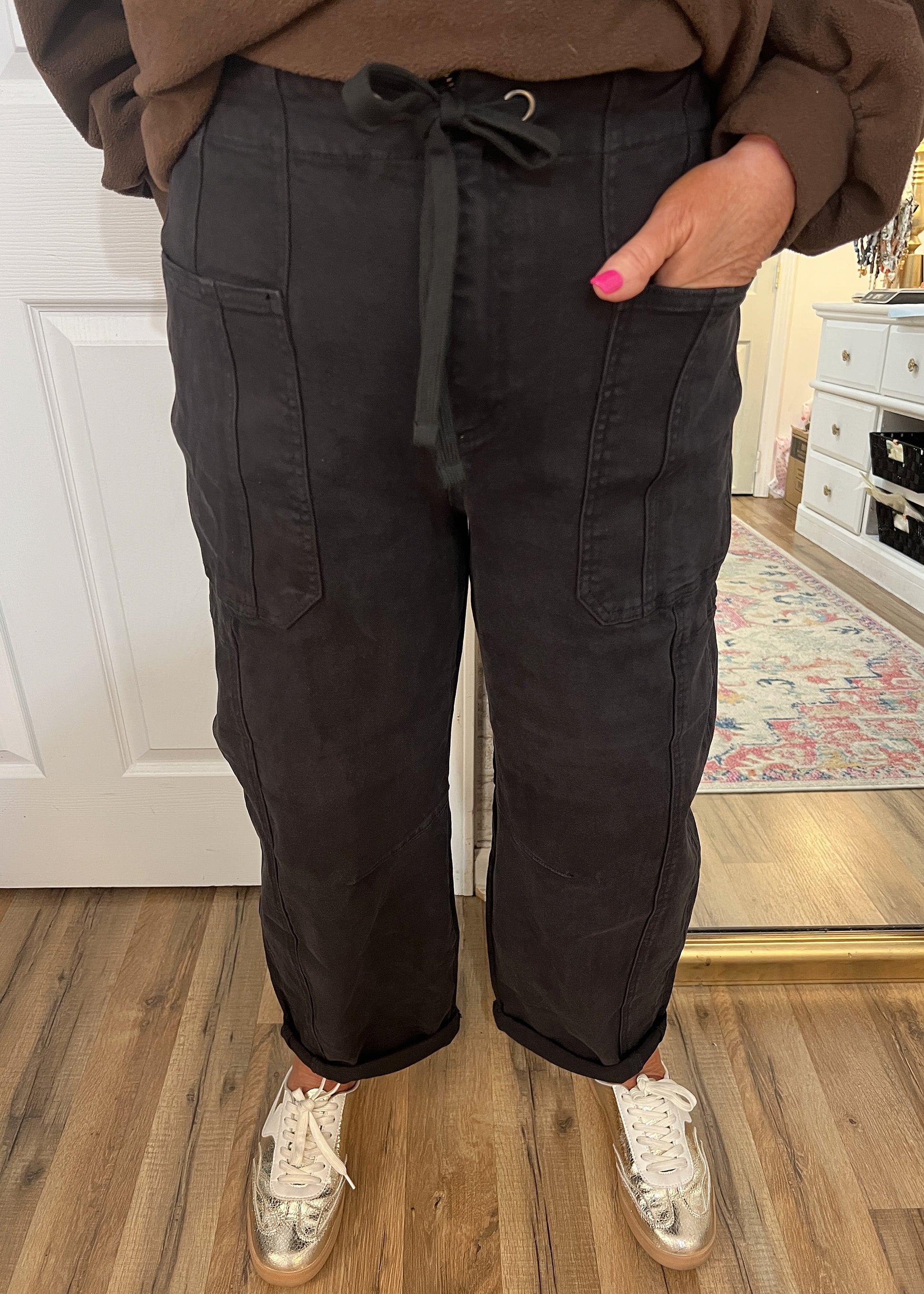 Risen Cargo Barrel Jeans