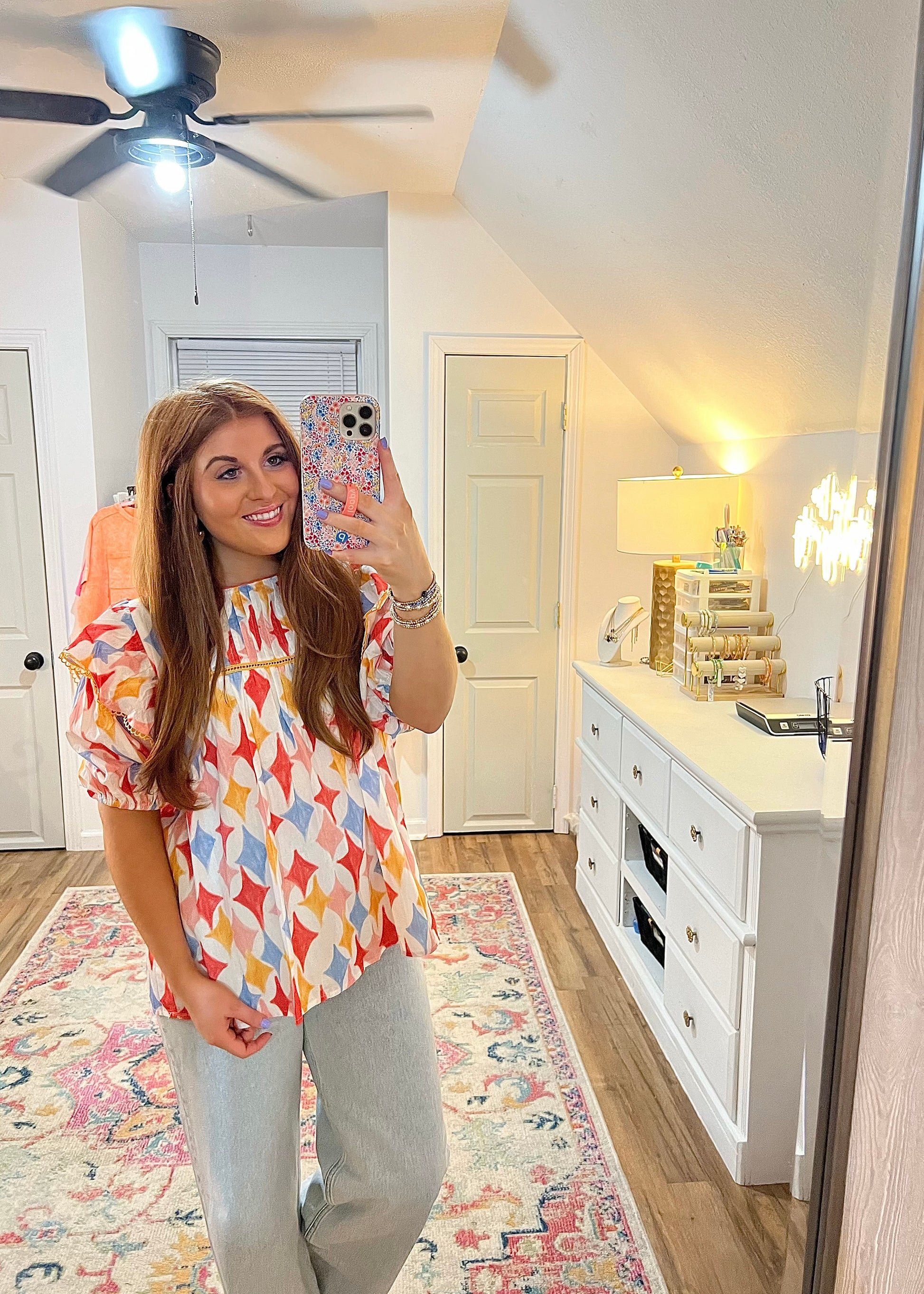 Dazzling Diamond Blouse
