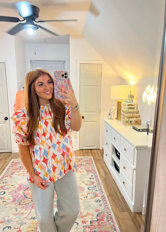 Dazzling Diamond Blouse