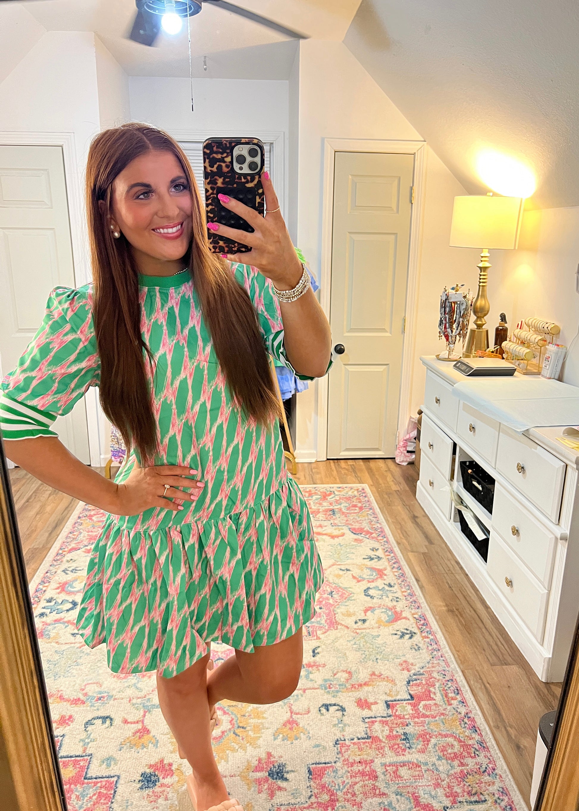 Spring On The Green Dress