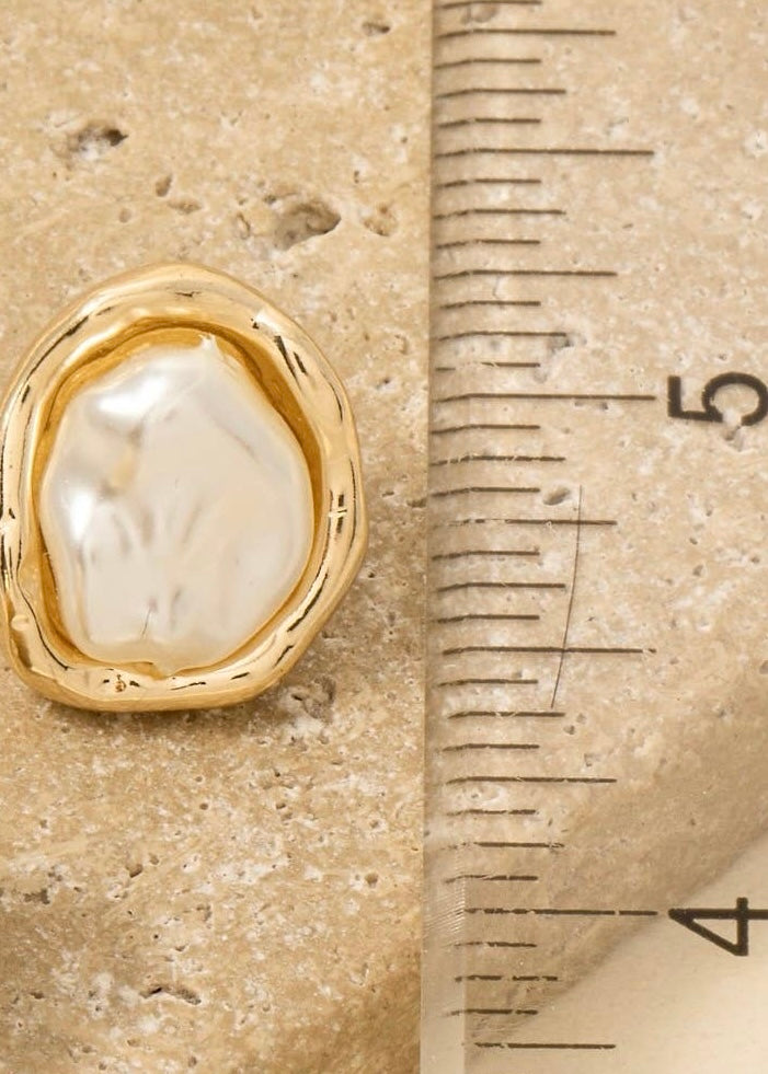 Pearl Stud Earrings