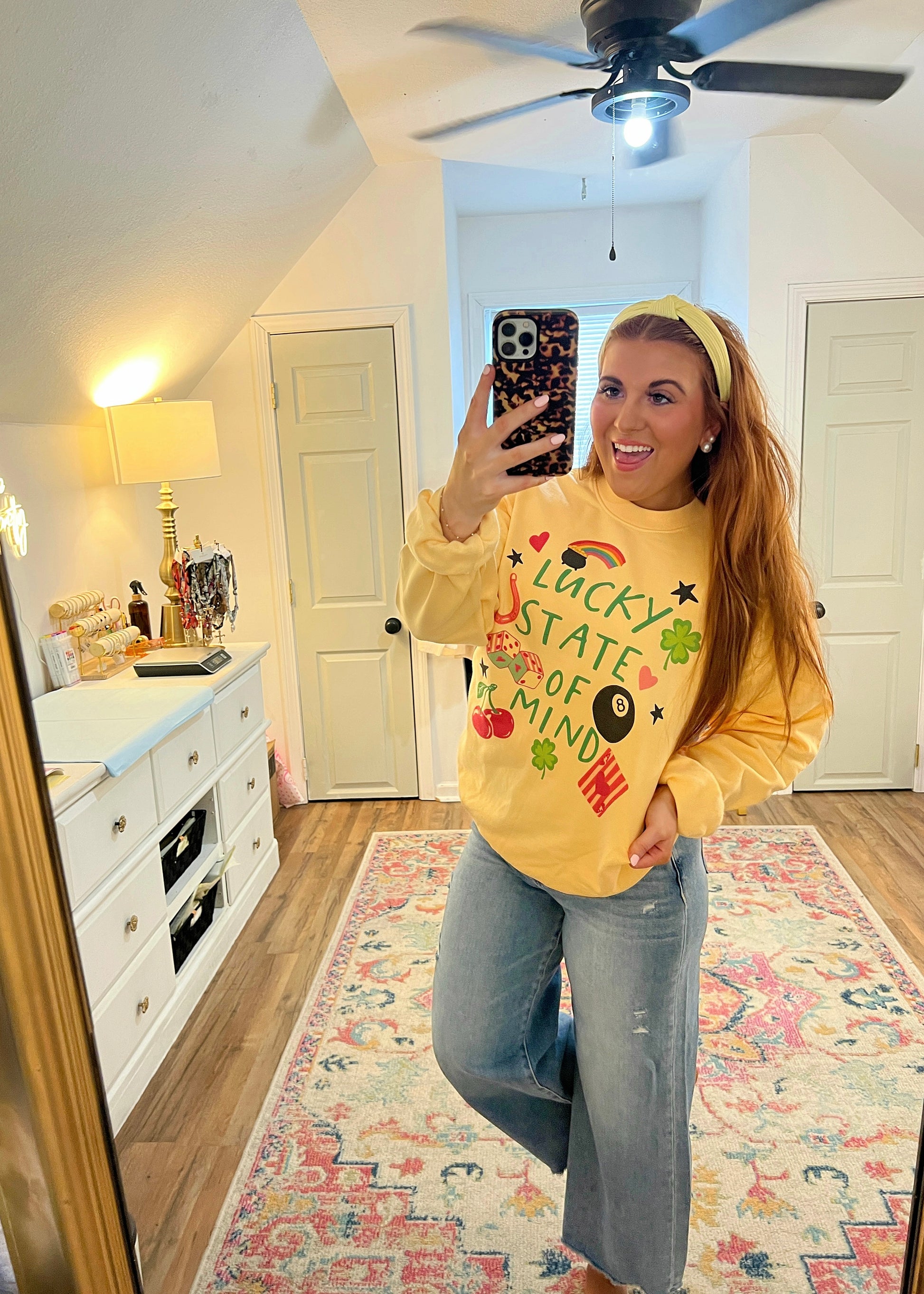 Lucky State of Mind Crewneck