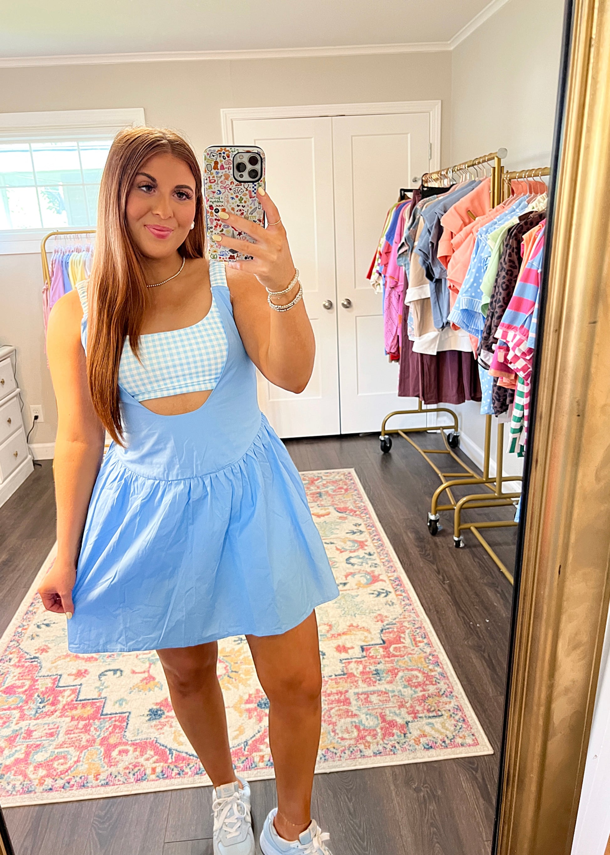 Chasing Gingham Dress