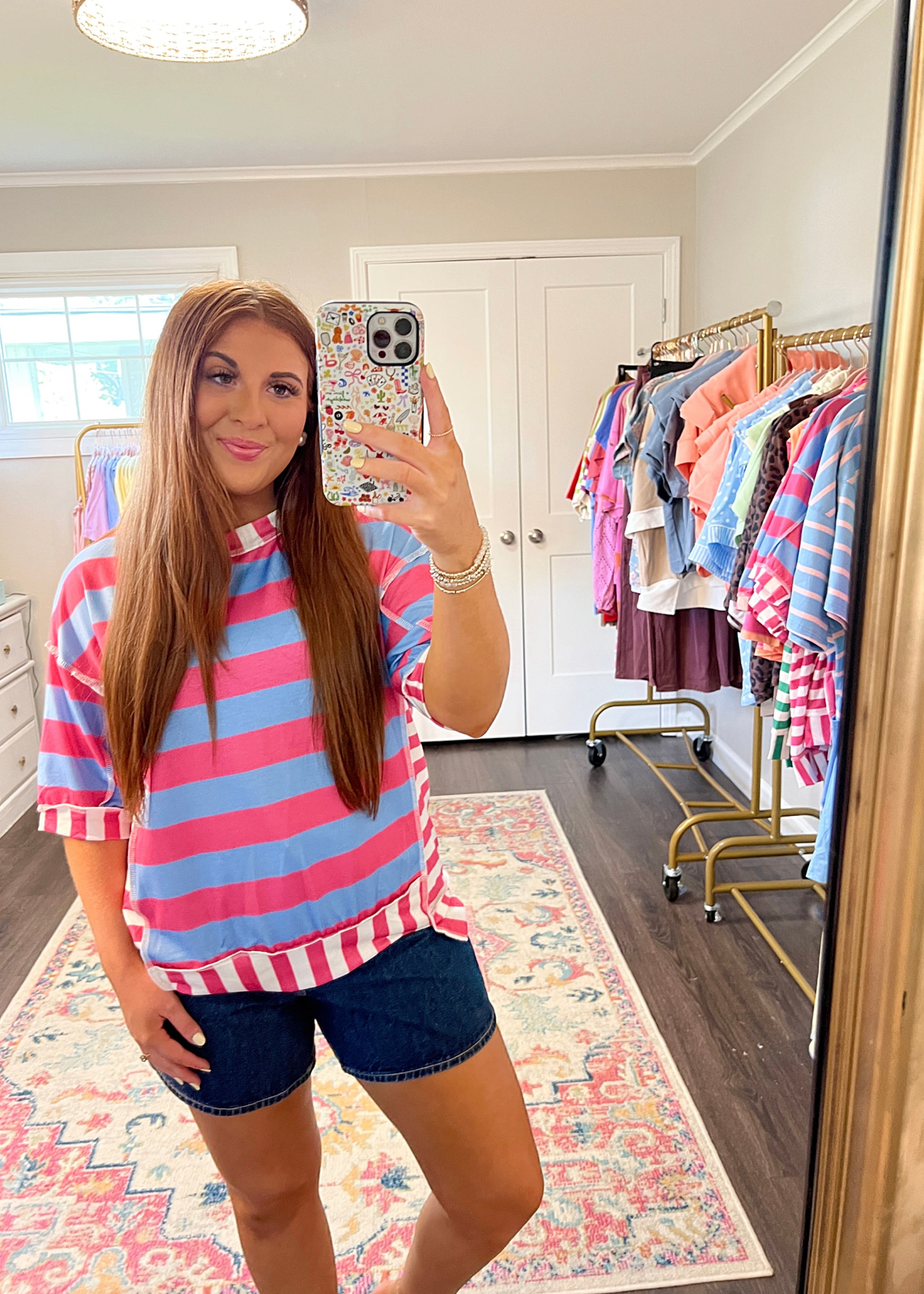 The Soft Horizon Striped Tee