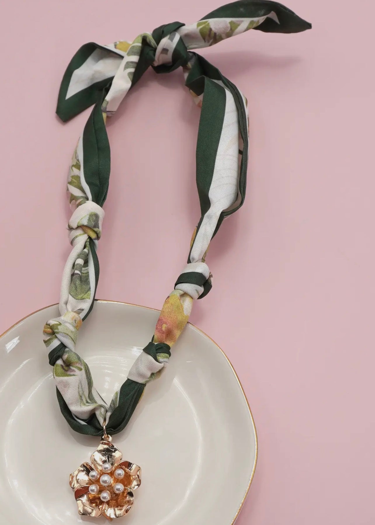 Scarf Charm Necklace