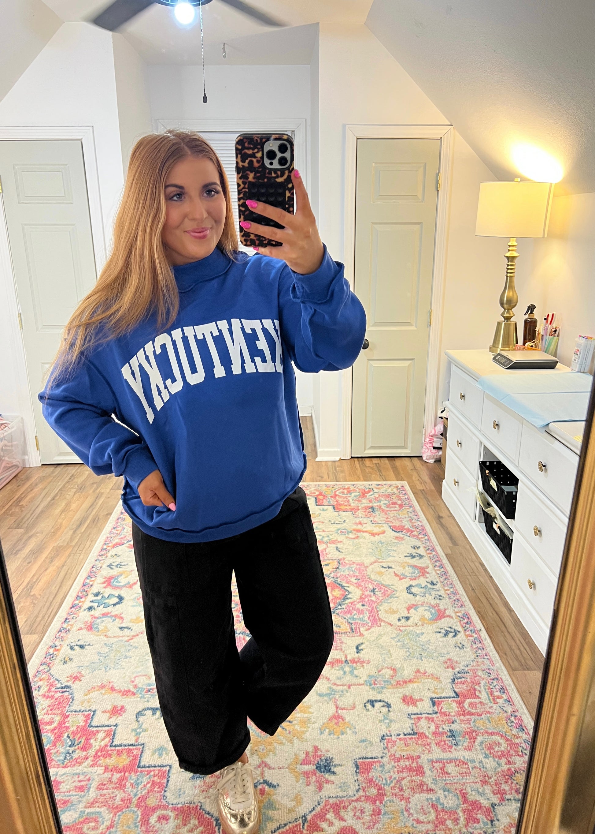 Kentucky Reversible Mock Neck