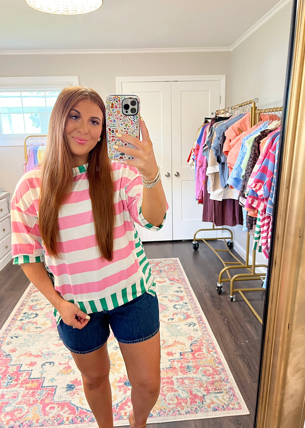 The Soft Horizon Striped Tee