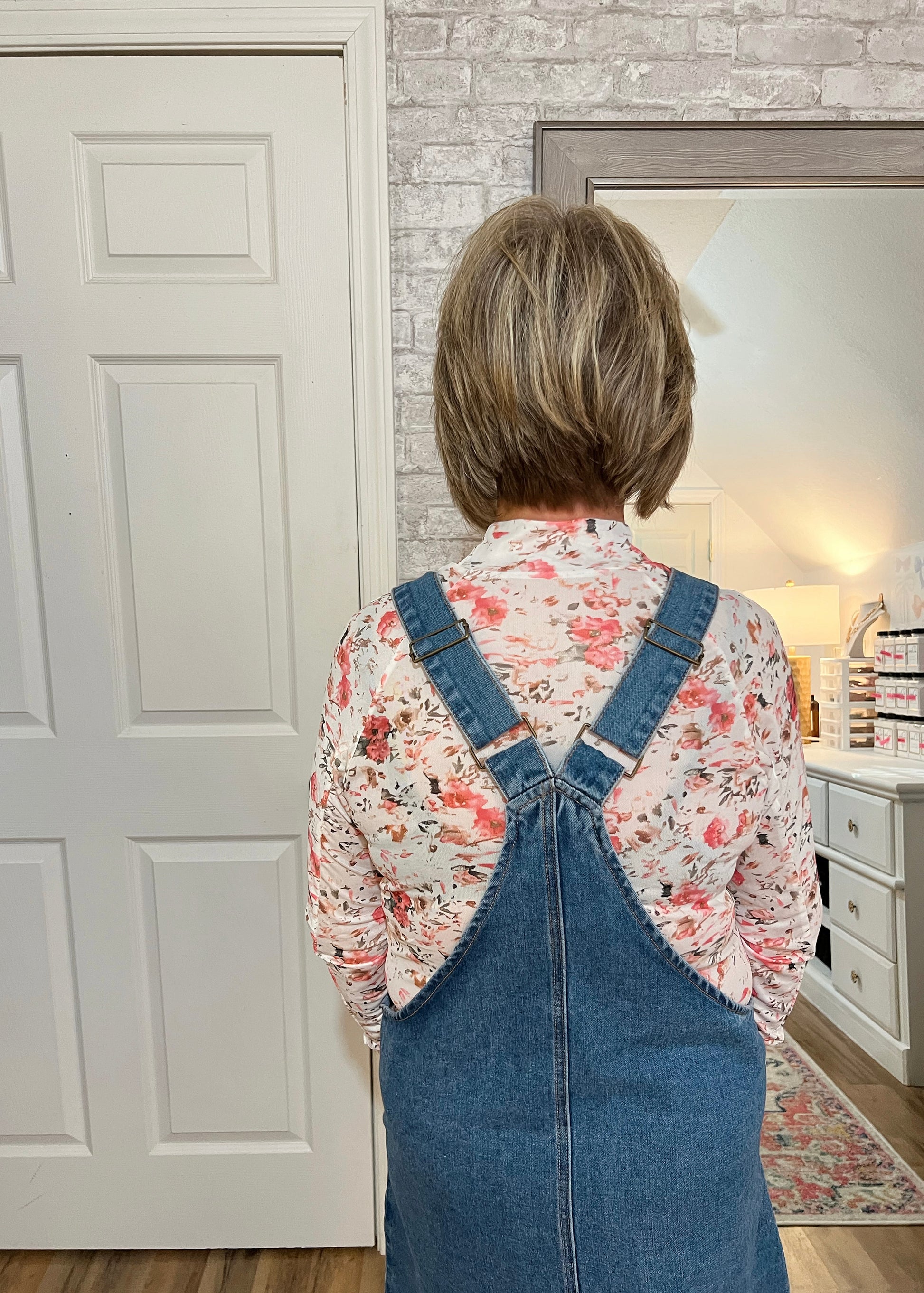 Denim Dreams Overall Dress