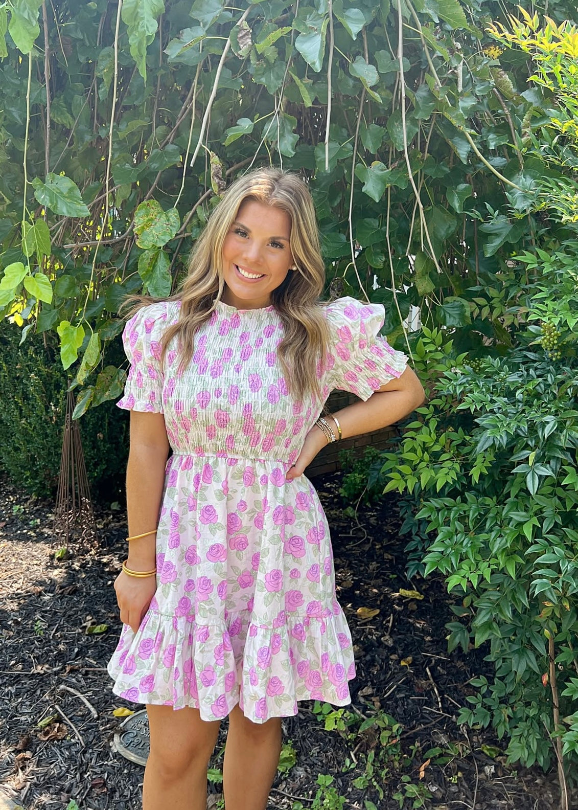 Wrapped In Roses Dress
