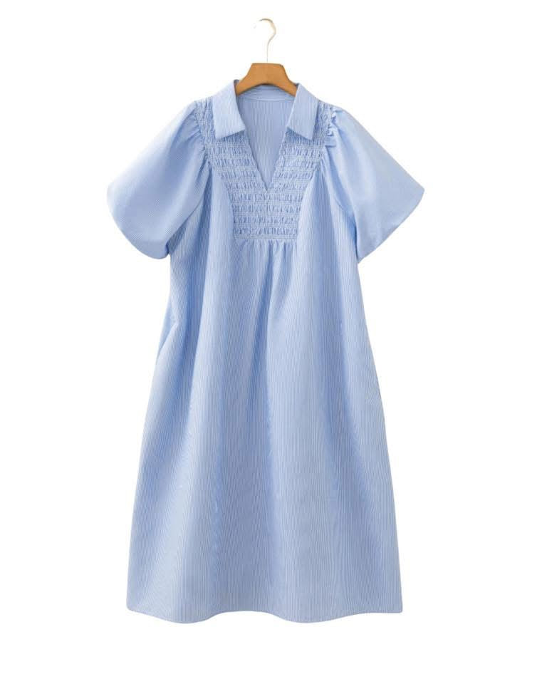 The Charleston Blue Midi Plus