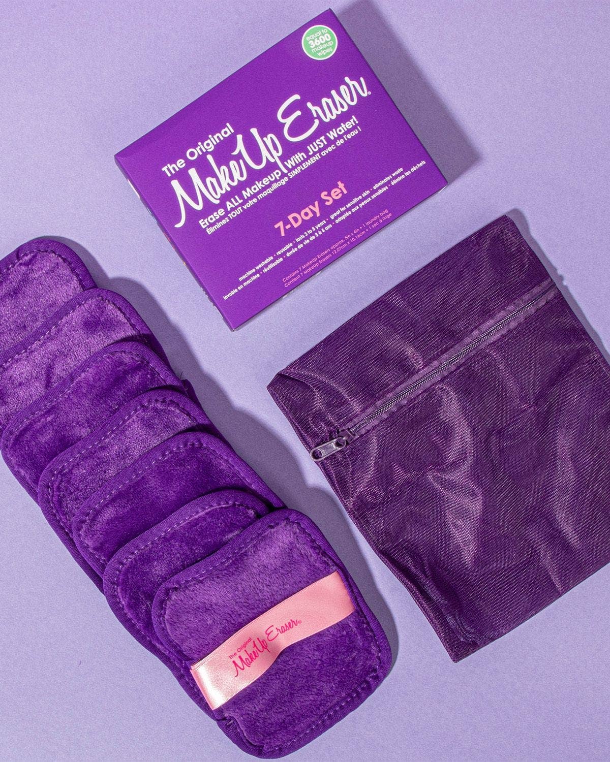 Makeup Eraser Queen Purple 7-Day Set