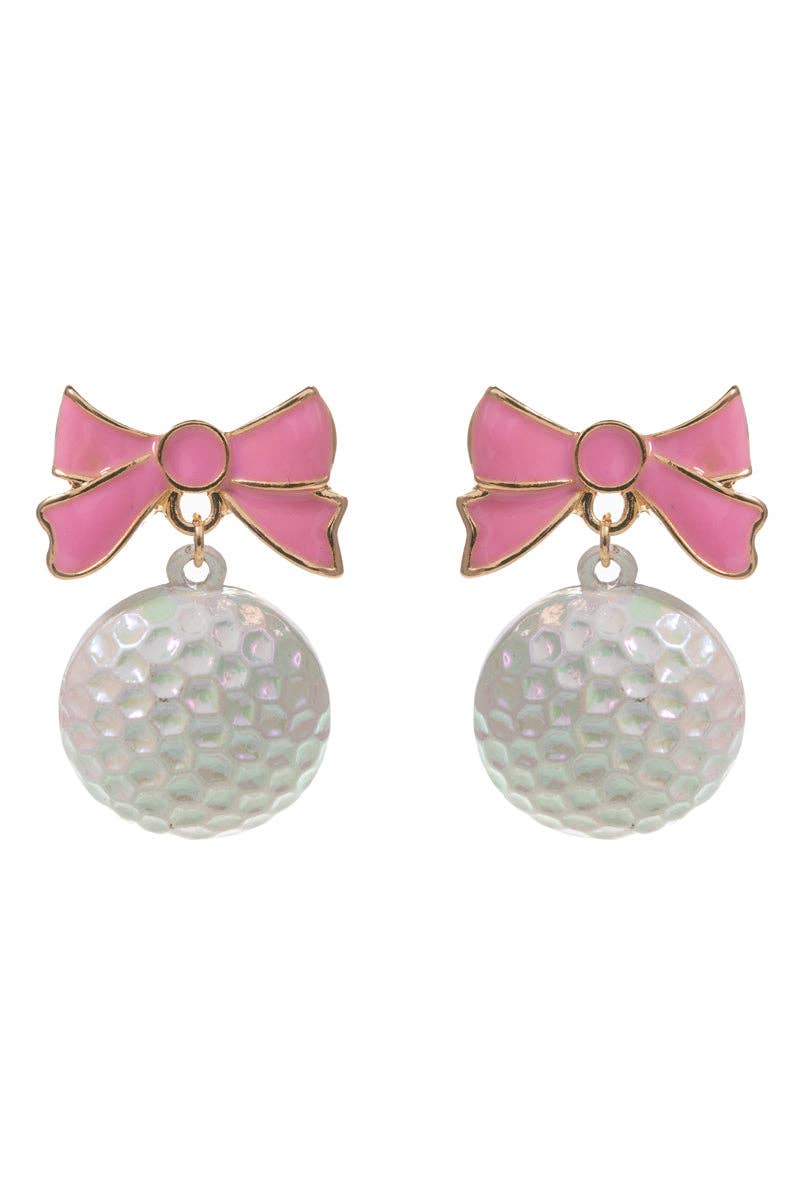 Bow Golf Earrings