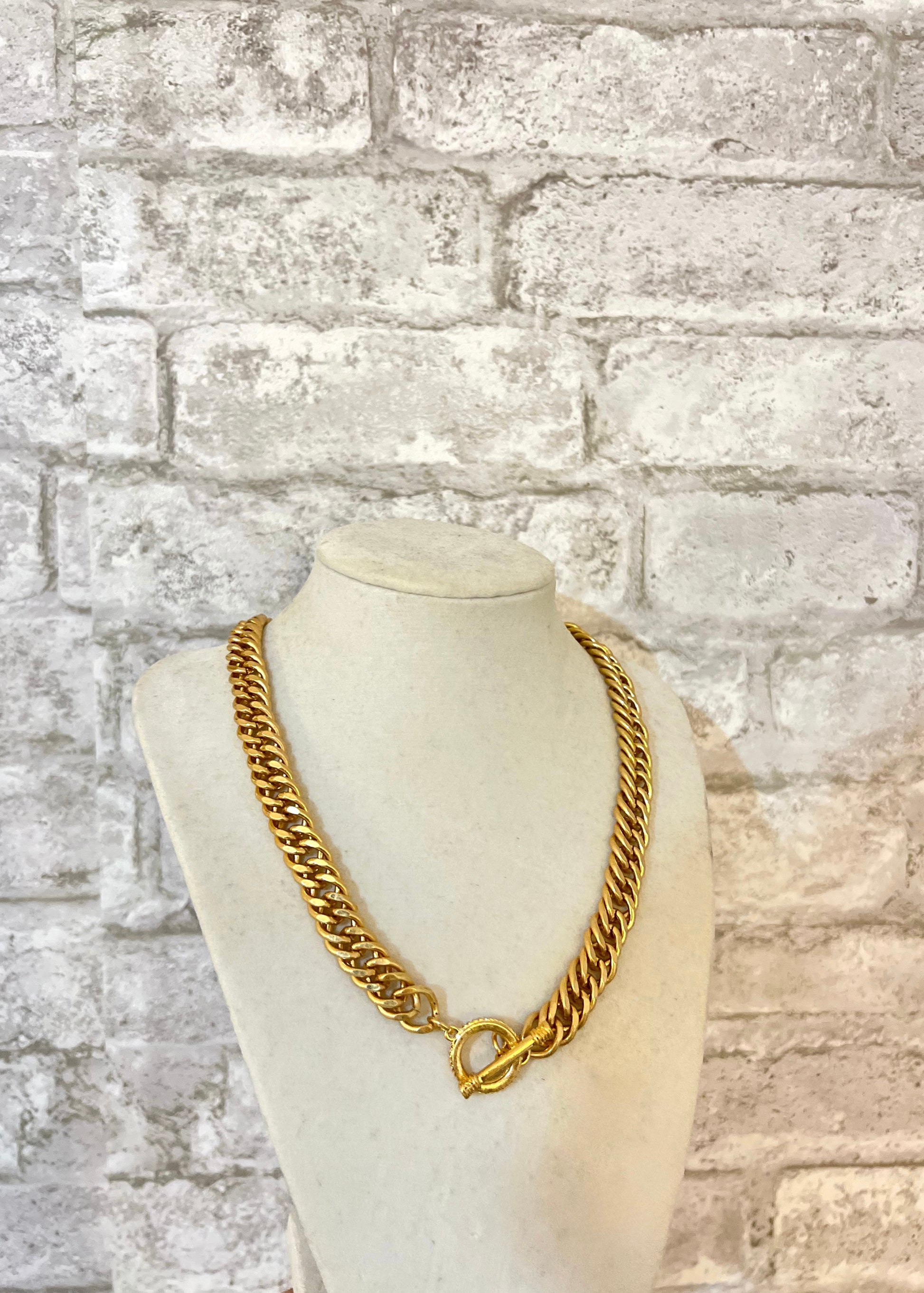 gold statement necklace boutique