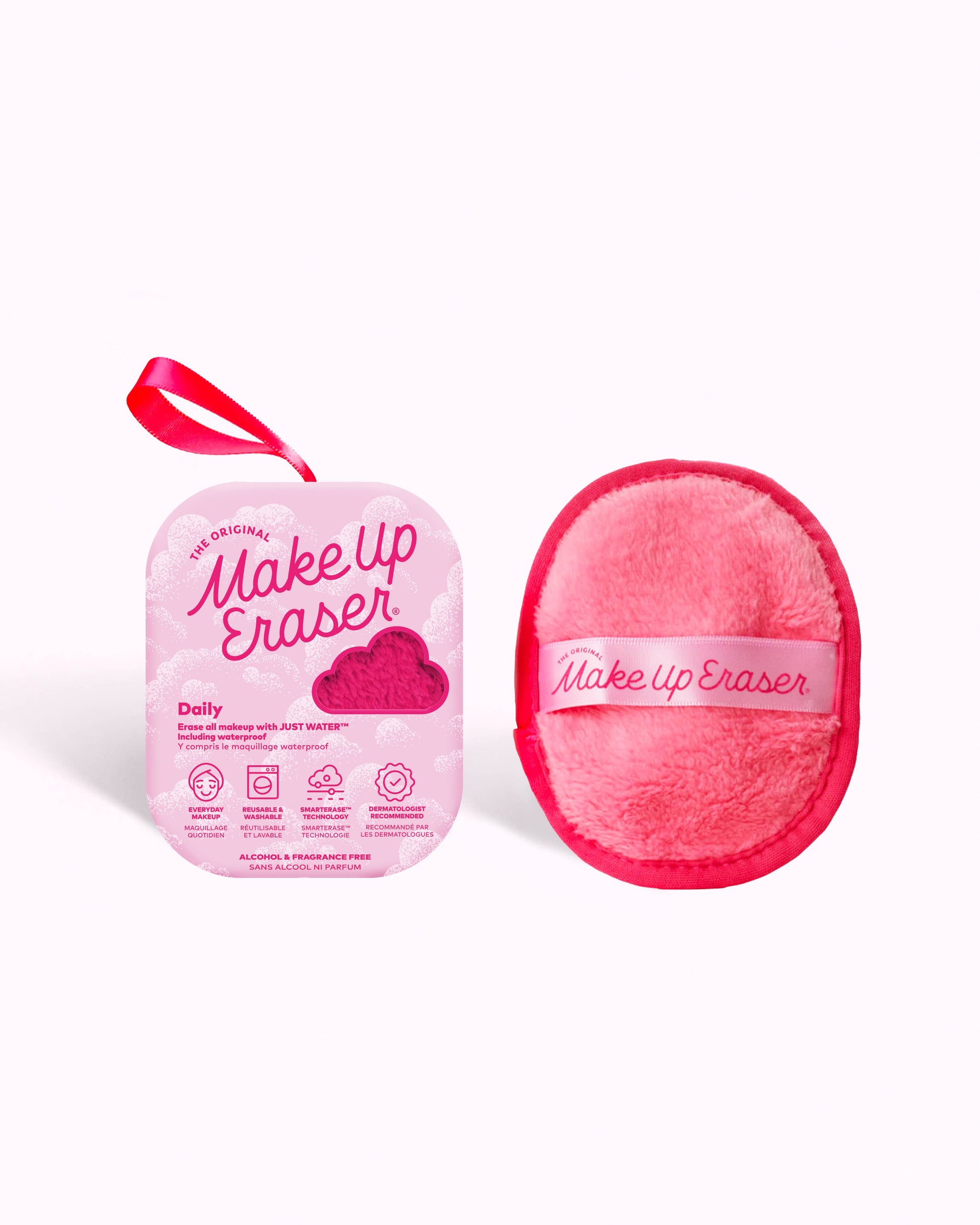 pink makeup eraser cloth