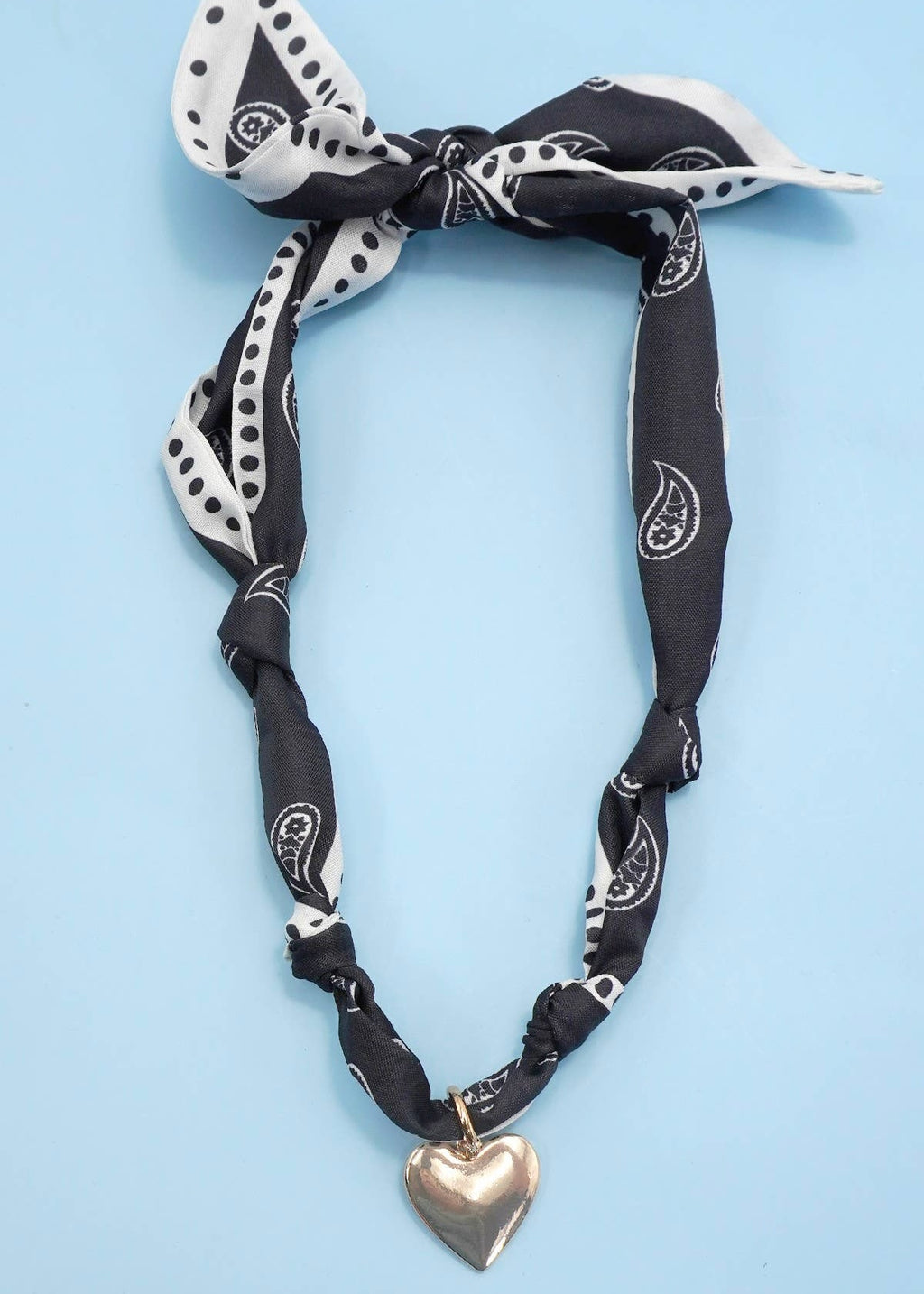 scarf-inspired pendant necklace women