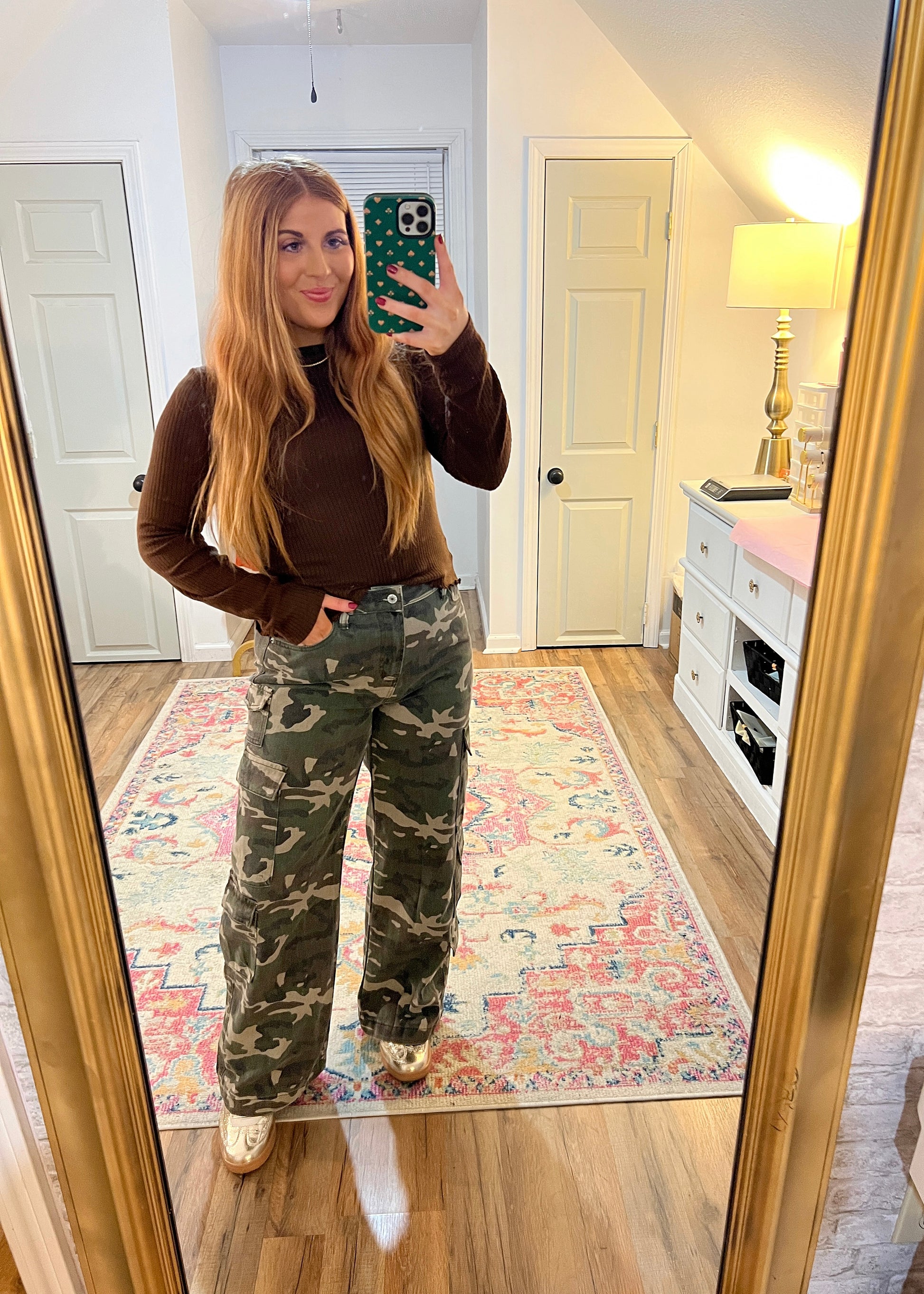 camo jeans women’s boutique denim