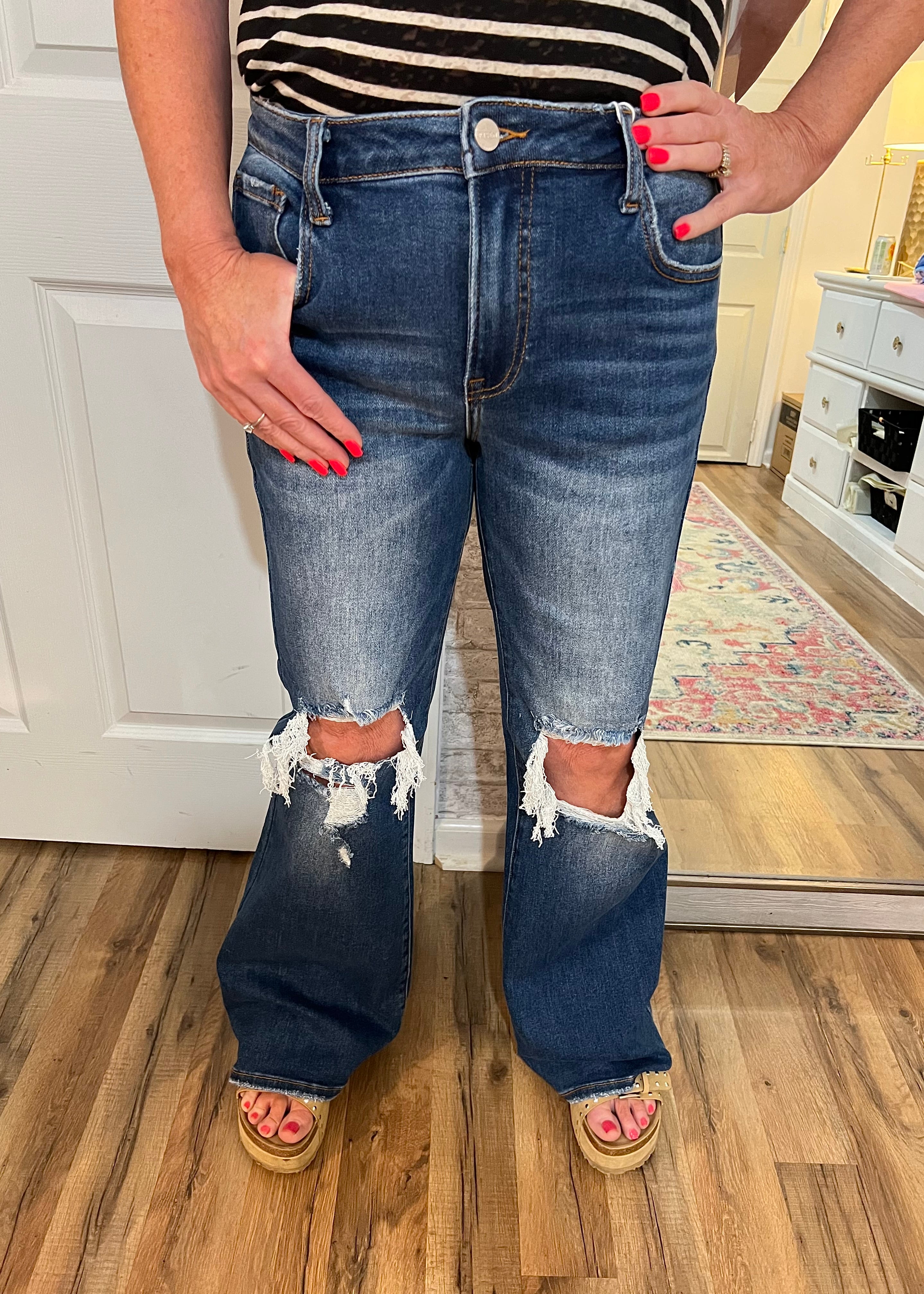 high rise risen jeans women’s boutique denim